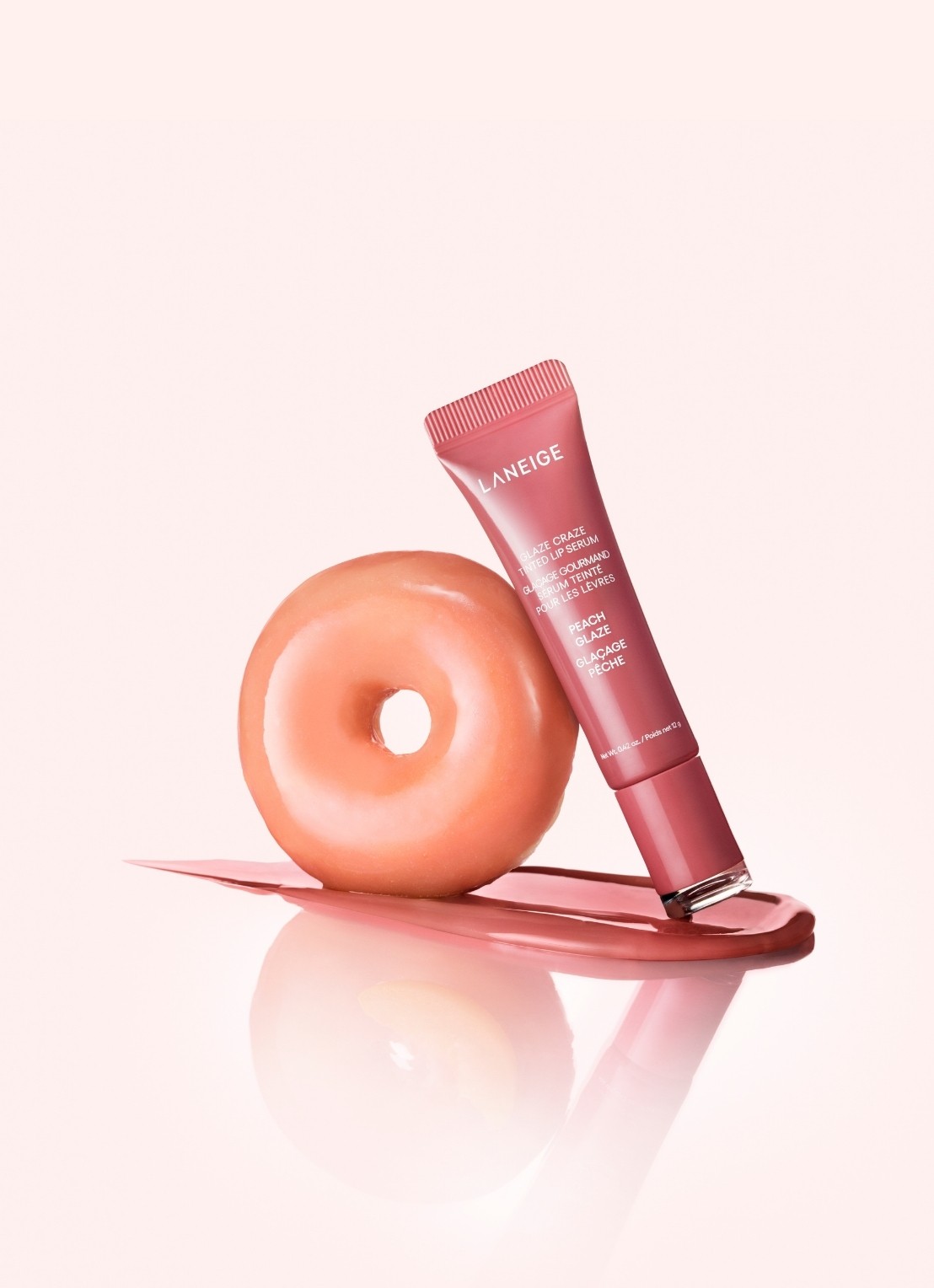Laneige Glaze Craze Tinted Lip Serum - lipbalsem - detail 2 peach glaze