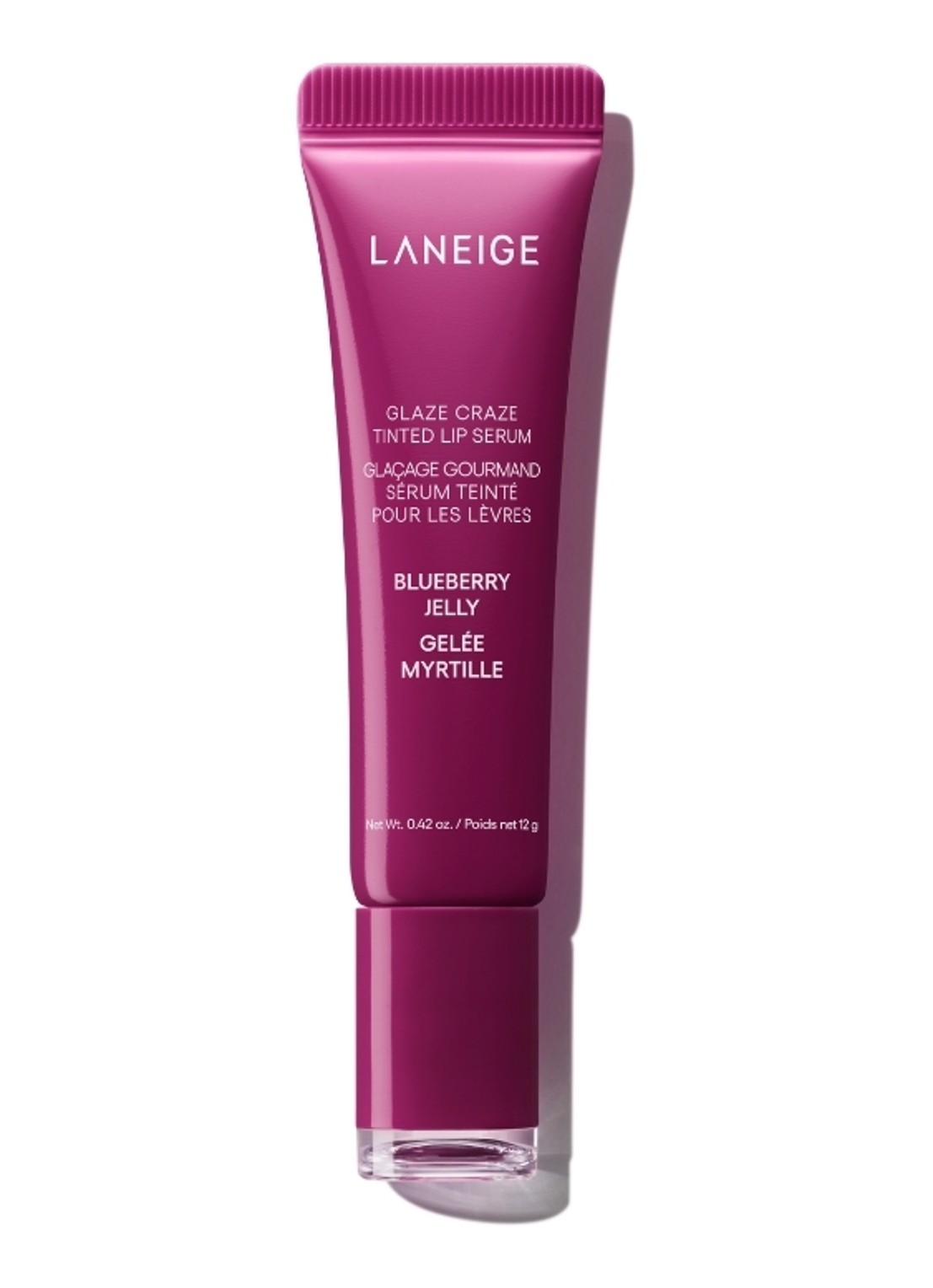 Laneige Glaze Craze Tinted Lip Serum - lipbalsem - voorkant blueberry jelly