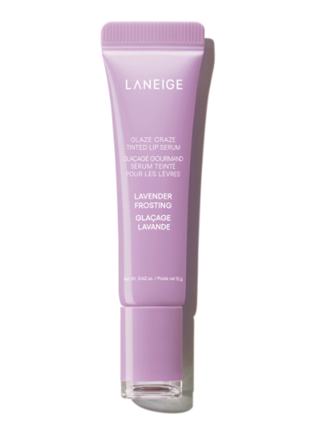 Laneige Glaze Craze Tinted Lip Serum - lipbalsem - voorkant lavender frosting