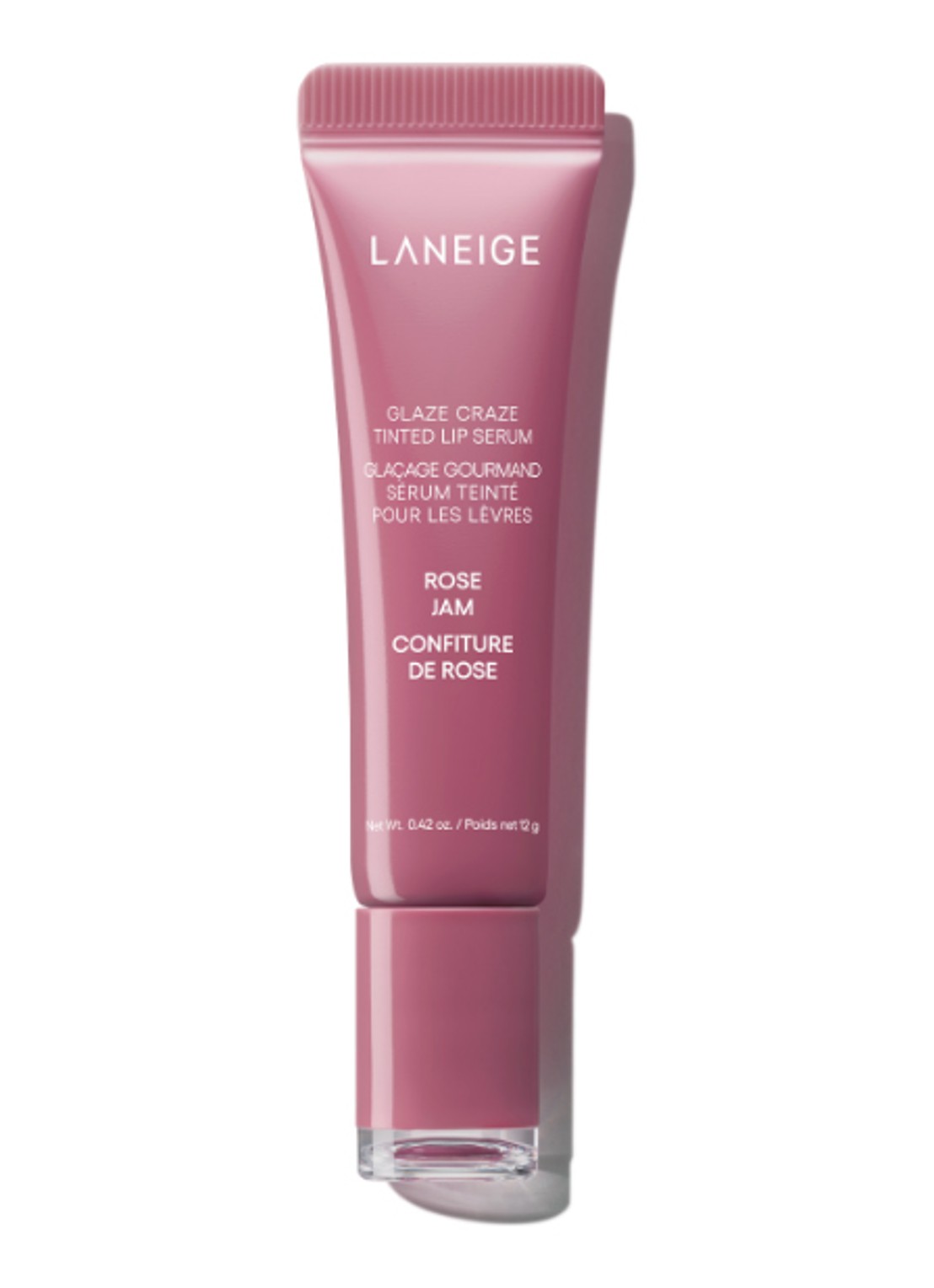 Laneige Glaze Craze Tinted Lip Serum - lipbalsem - voorkant rose jam