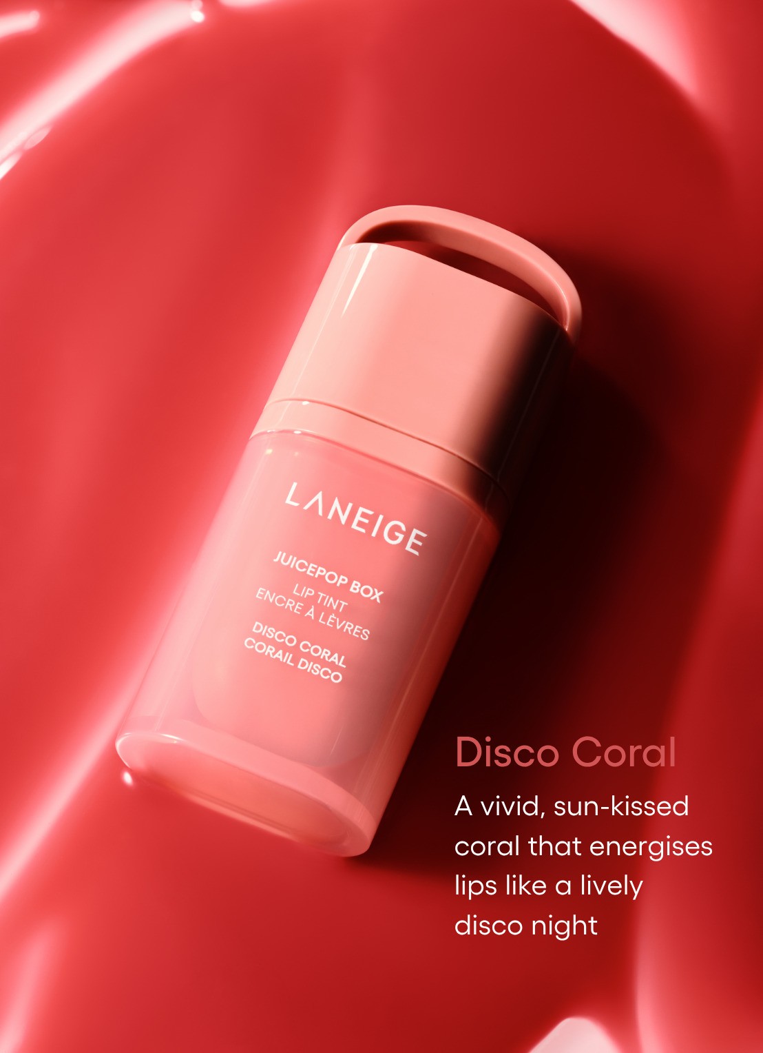 Laneige Juice Pop Box - Lip Tint - detail 6 disco coral