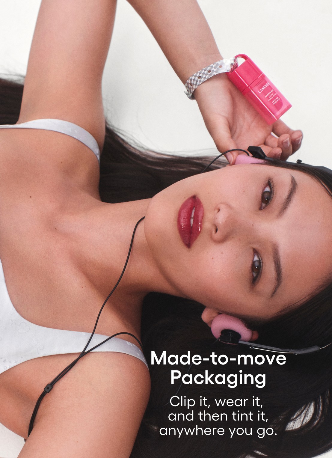 Laneige Juicepop Box Lip Tint - vloeibare lipstick - detail 5 k-pop pink