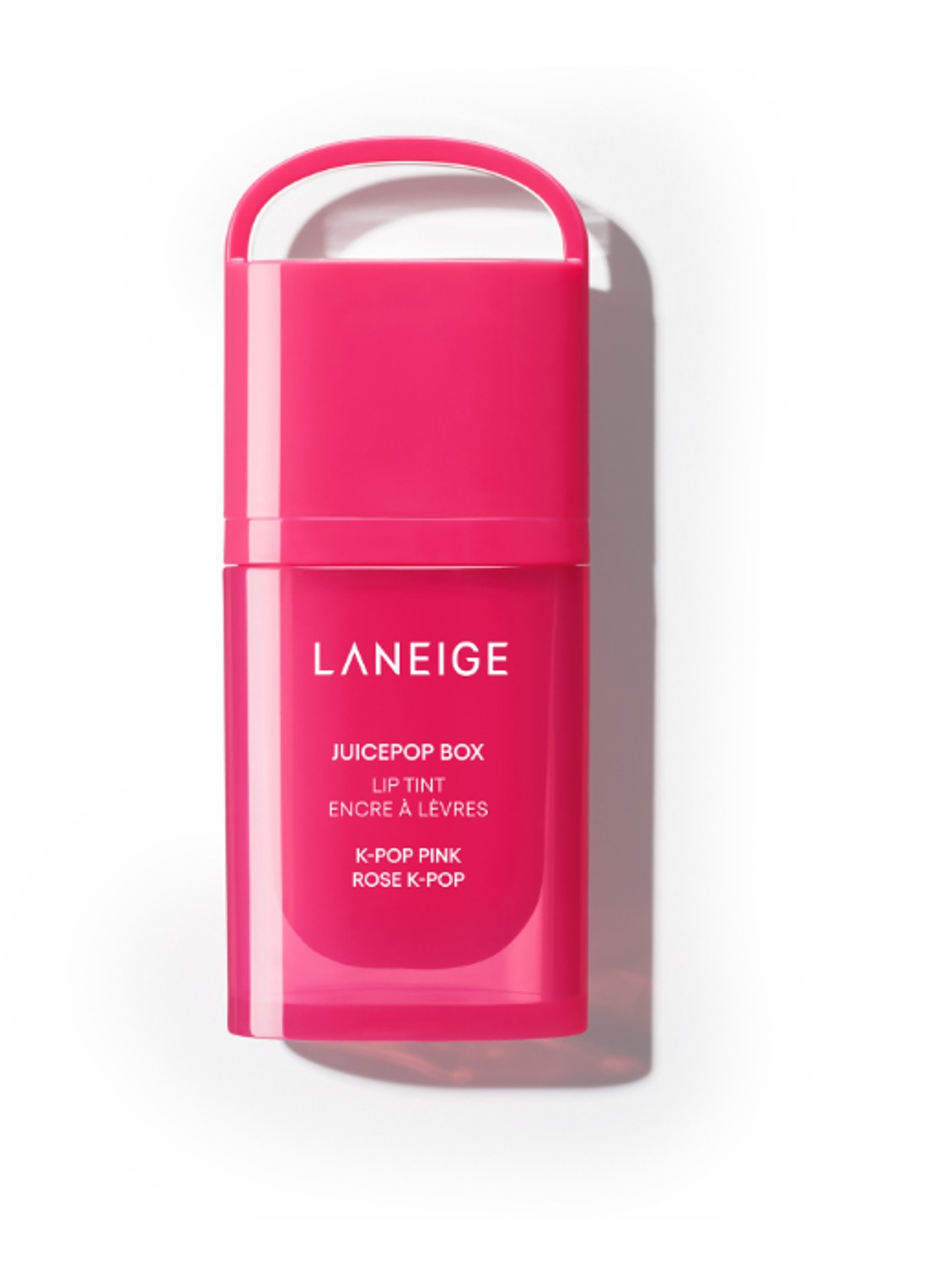 Laneige Juicepop Box Lip Tint - vloeibare lipstick - voorkant 7 k-pop pink