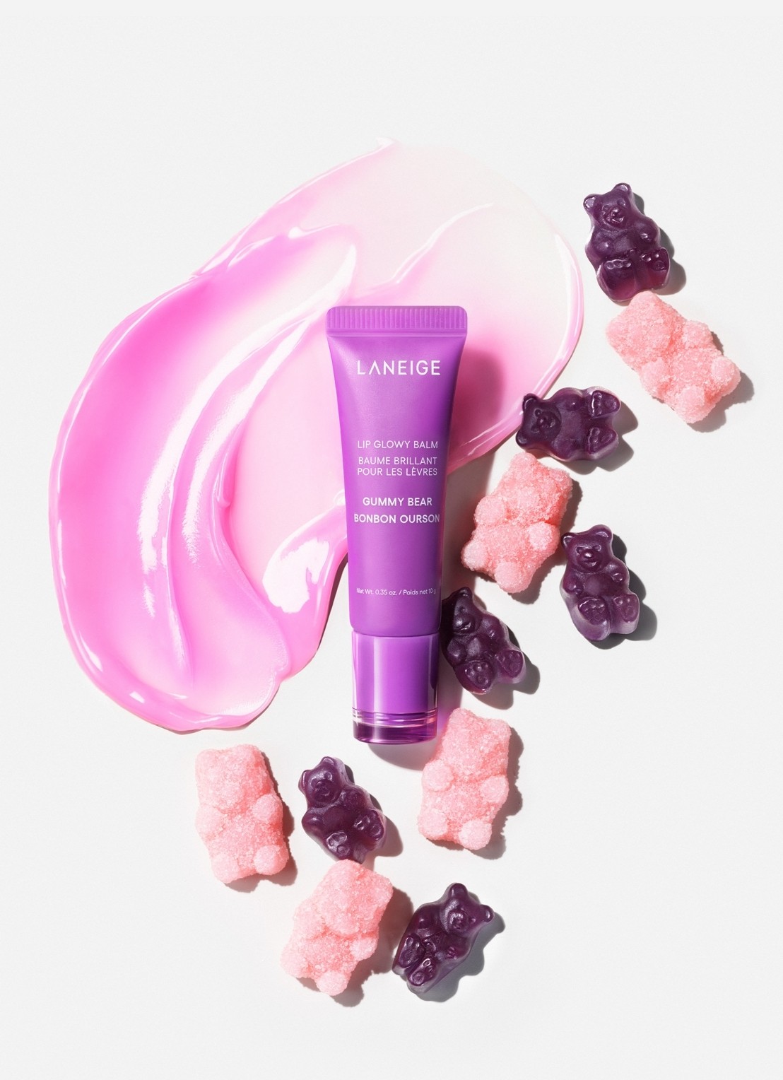 Laneige Lip Glowy Balm - lipbalsem - detail 3 gummy bear