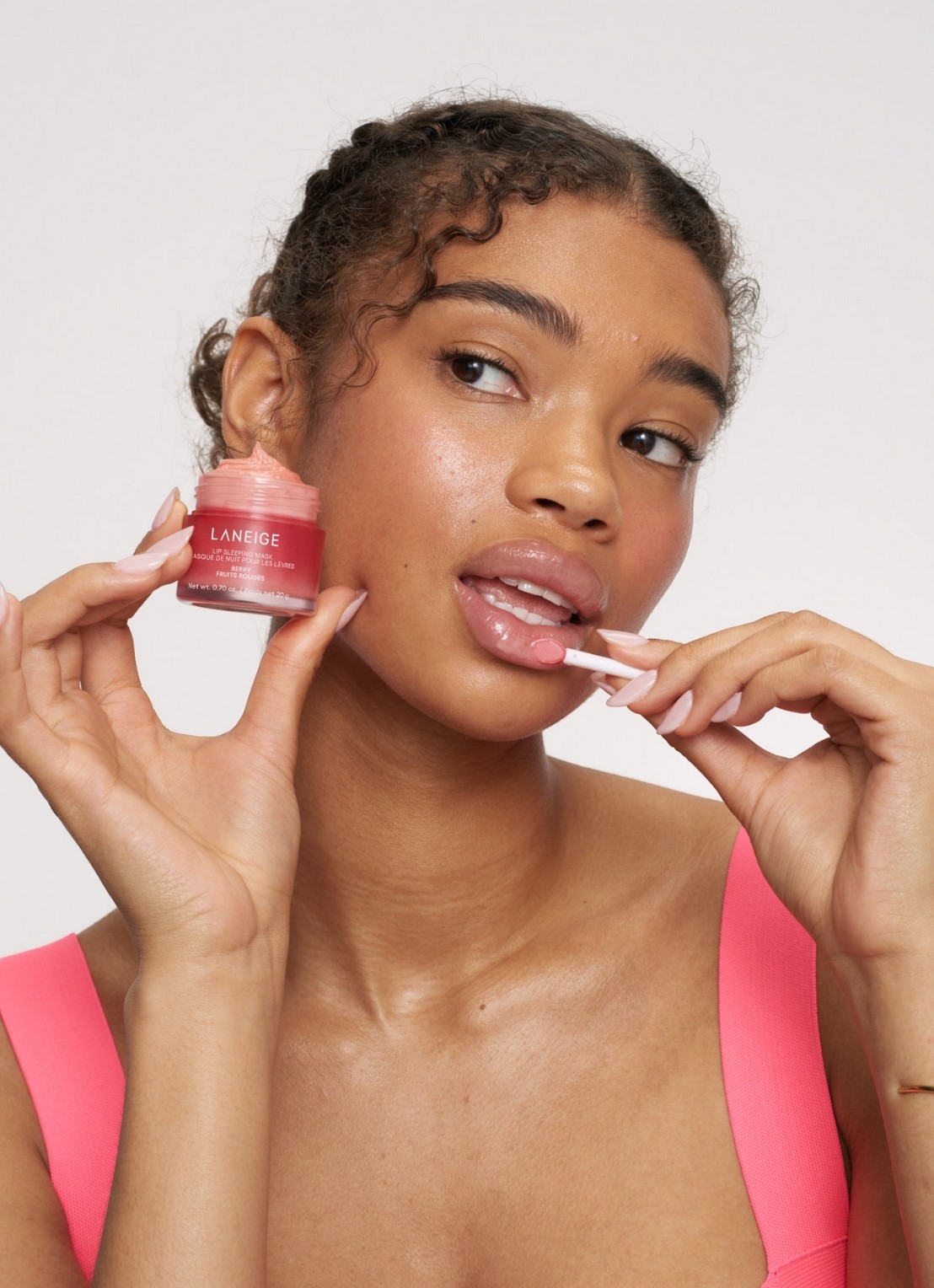 Laneige Lip Sleeping Mask - lipmasker - detail 2 berry