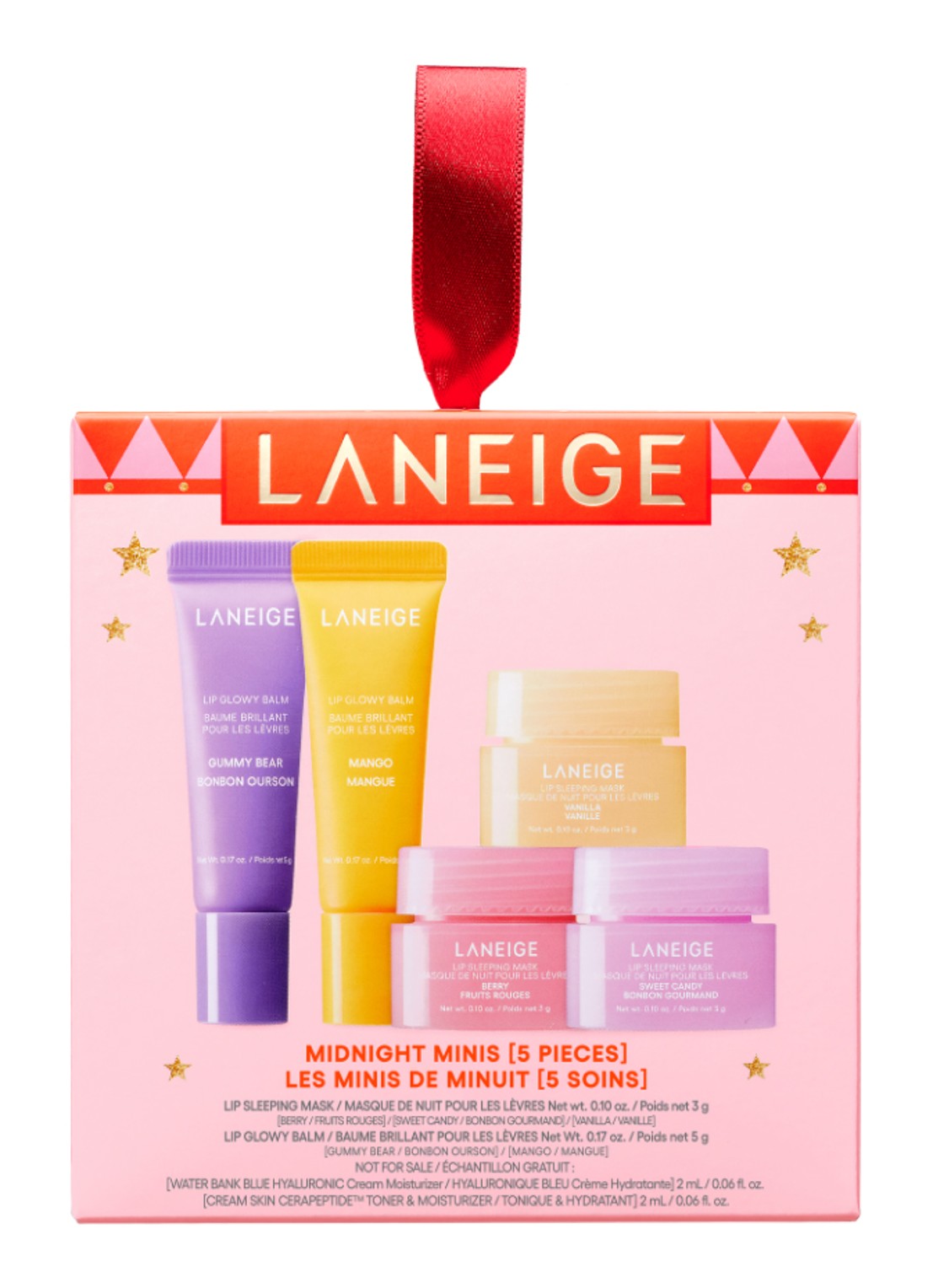 Laneige Midnight Mini's - verzorgingsset - voorkant 2 undefined