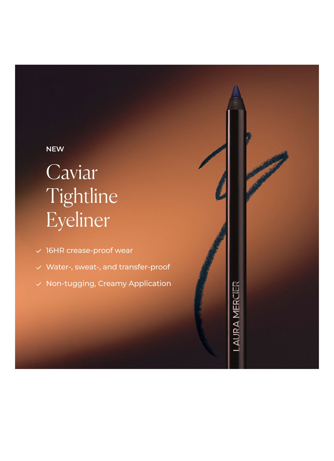 Laura Mercier Caviar Eyeliner - oogpotlood - detail 7 espresso brown