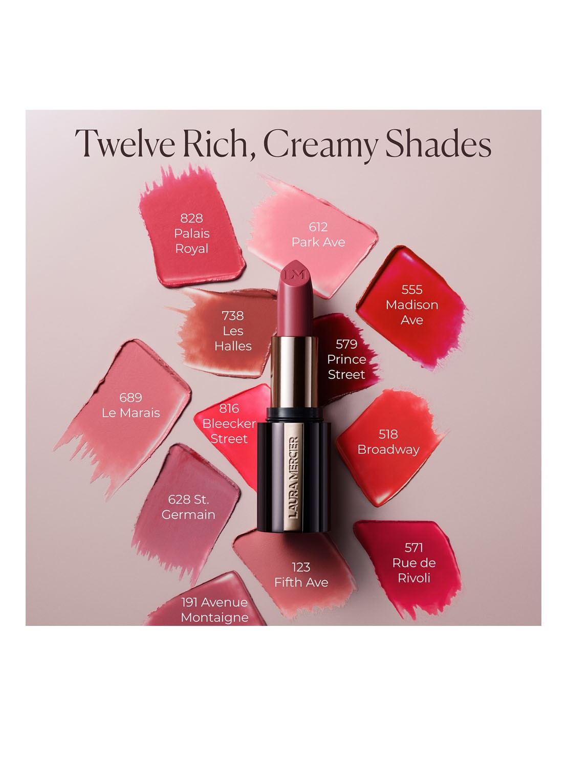 Laura Mercier Caviar Hydra-Crème Lipstick - navulbare lipstick - detail 7 612 park ave