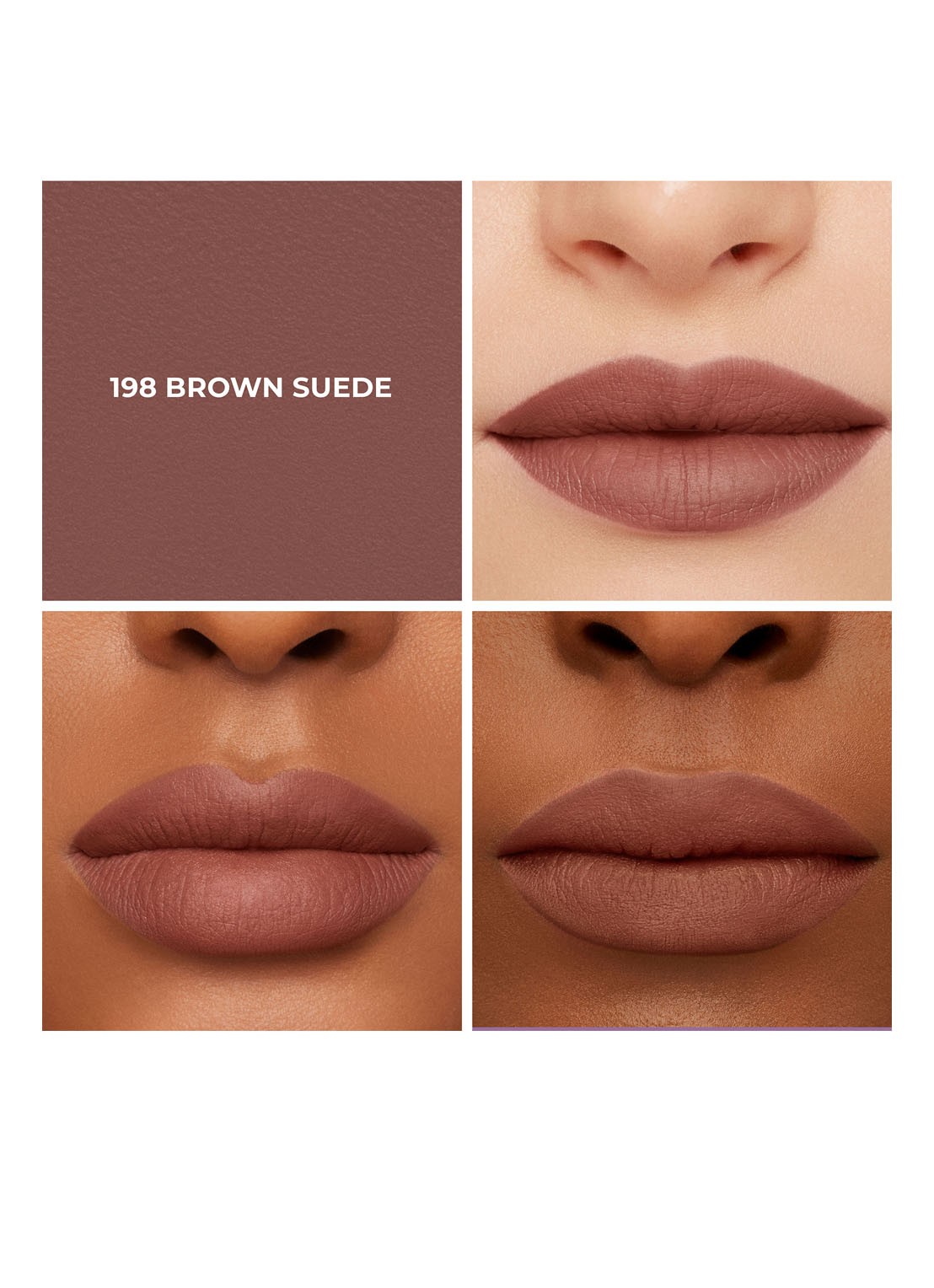 Laura Mercier Caviar Smoothing Matte Lipstick Refill - navulling - detail 2 198 brown suede