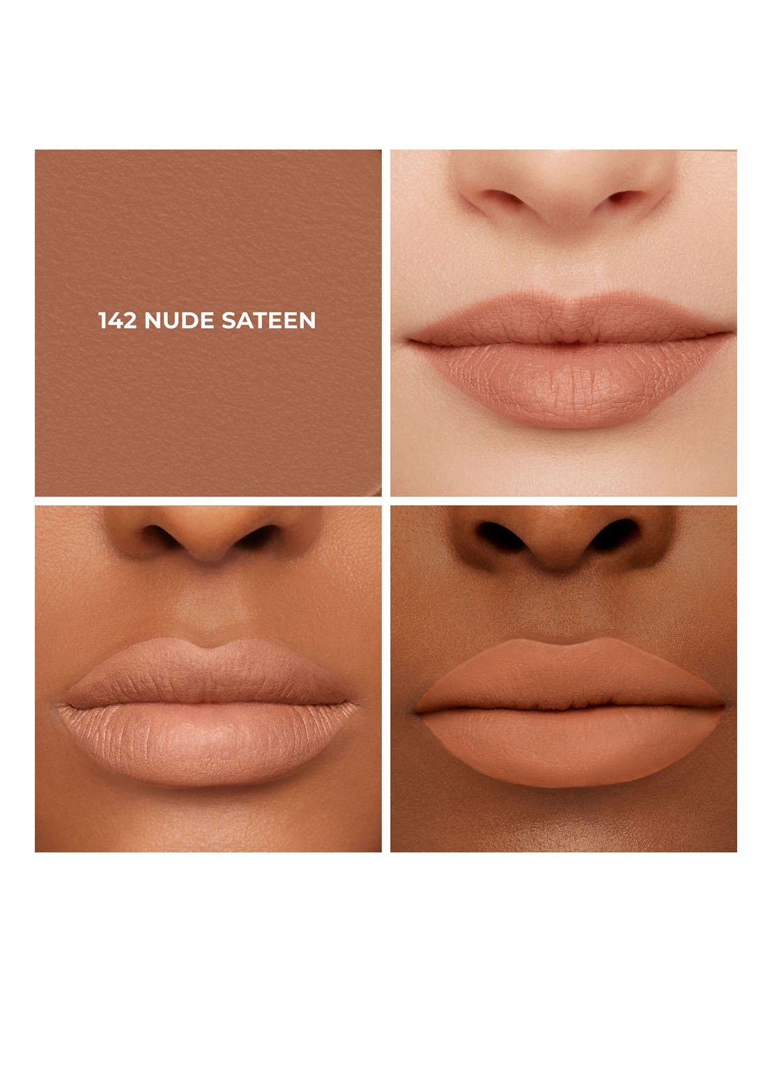 Laura Mercier Caviar Smoothing Matte Lipstick - detail 3 142 nude sateen