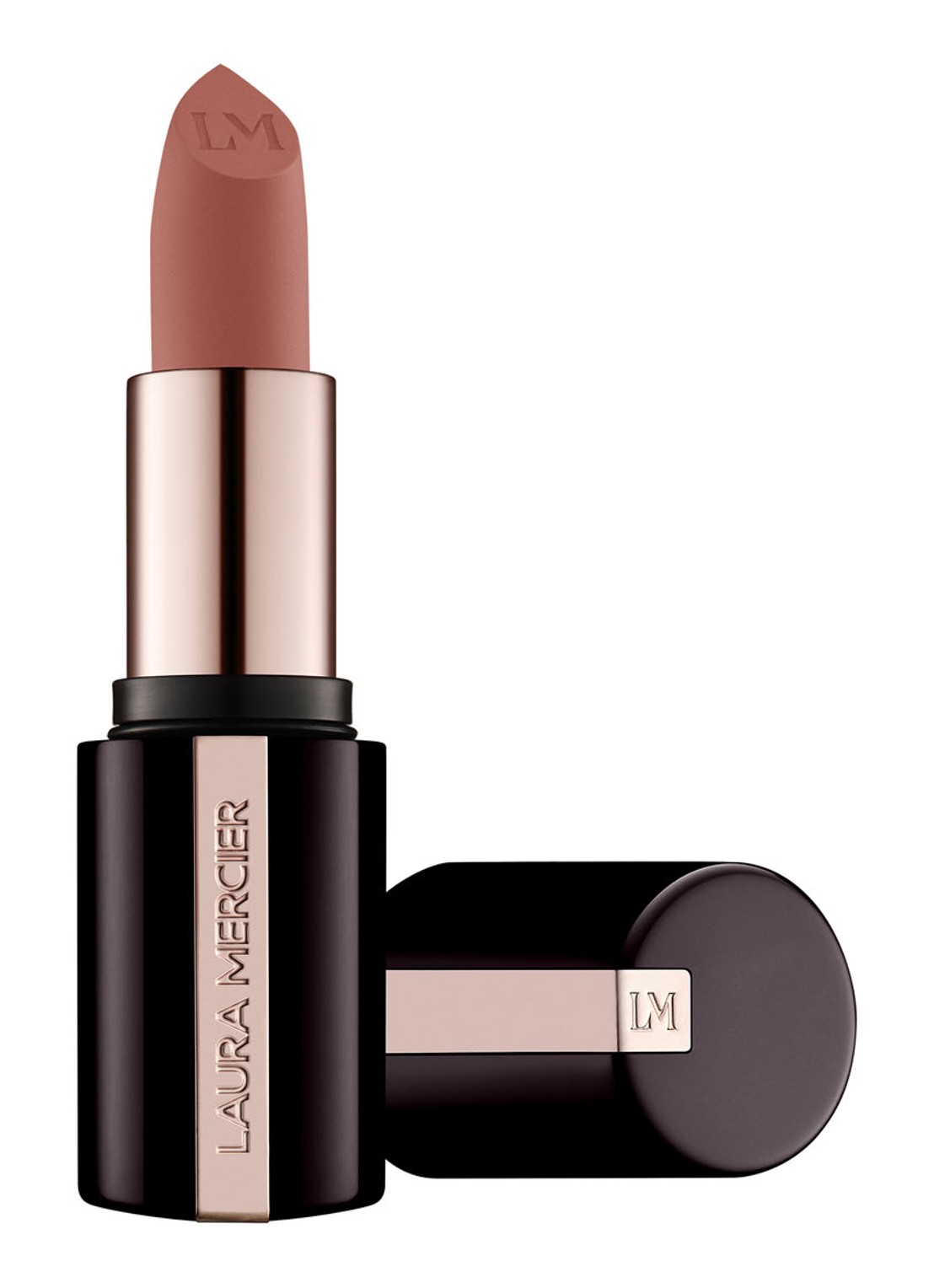 Laura Mercier Caviar Smoothing Matte Lipstick - voorkant 6 610 blush chenille