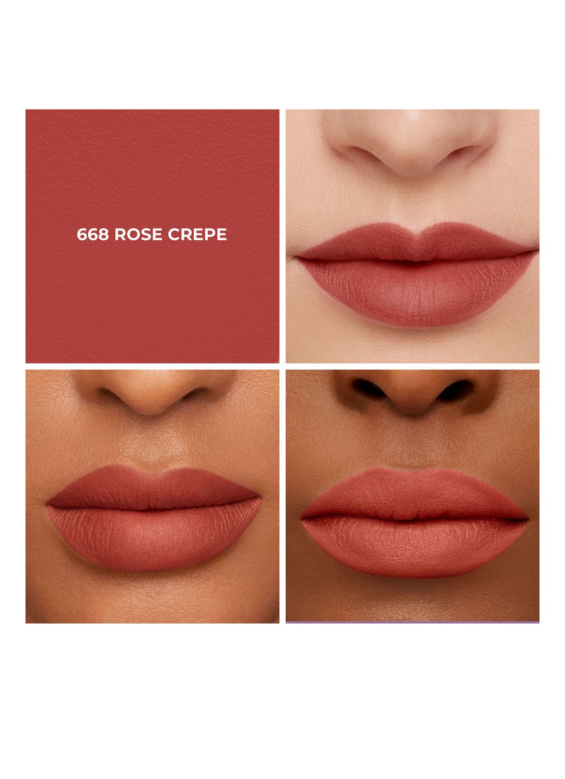 Laura Mercier Caviar Smoothing Matte Lipstick - detail 5 668 rose crepe
