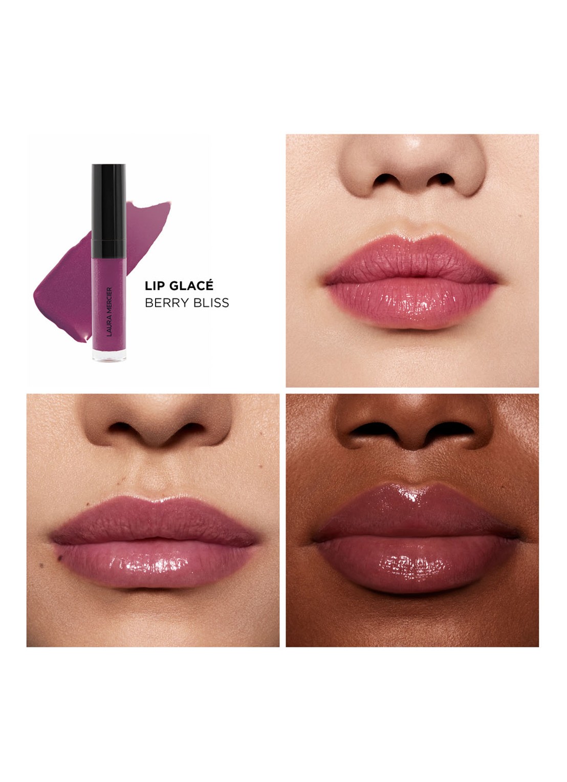 Laura Mercier Lip Glacé - lipgloss - detail 3 210 berry bliss