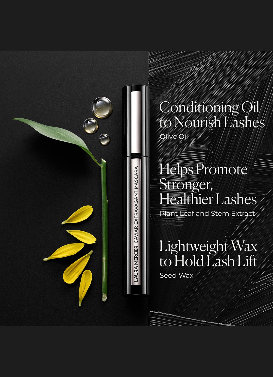 Laura Mercier Mini Caviar Extravagant Mascara  - detail 4 black