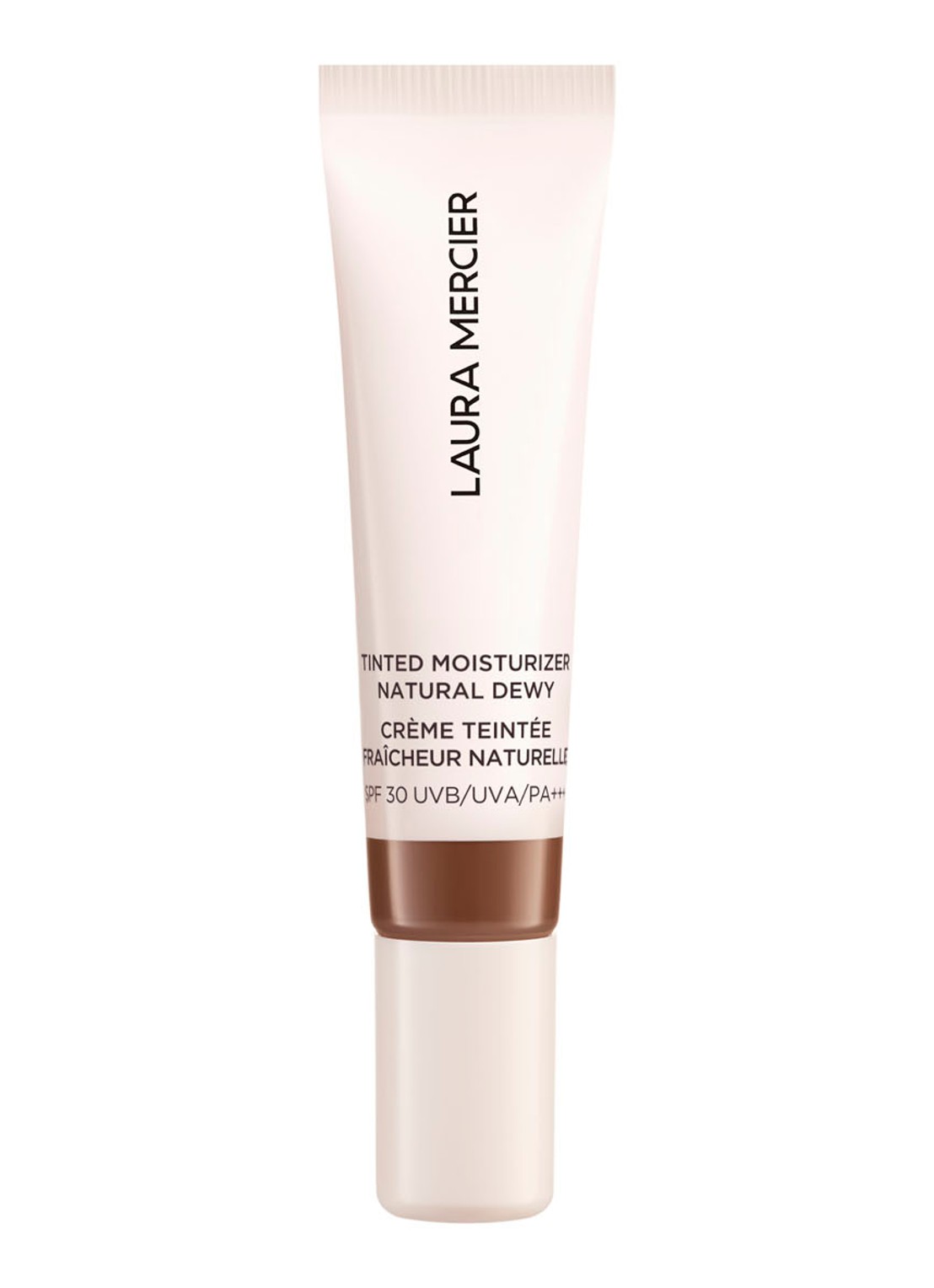 Laura Mercier Mini Tinted Moisturizer Natural Dewy - travel size getinte dagcrème  - voorkant 6 6n umber