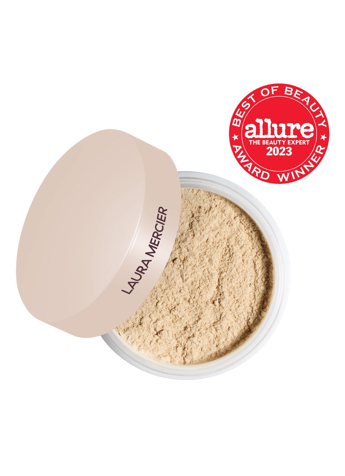 Laura Mercier Mini Translucent Loose Setting Powder Ultra Blur - travel size losse poeder - detail 2 translucent