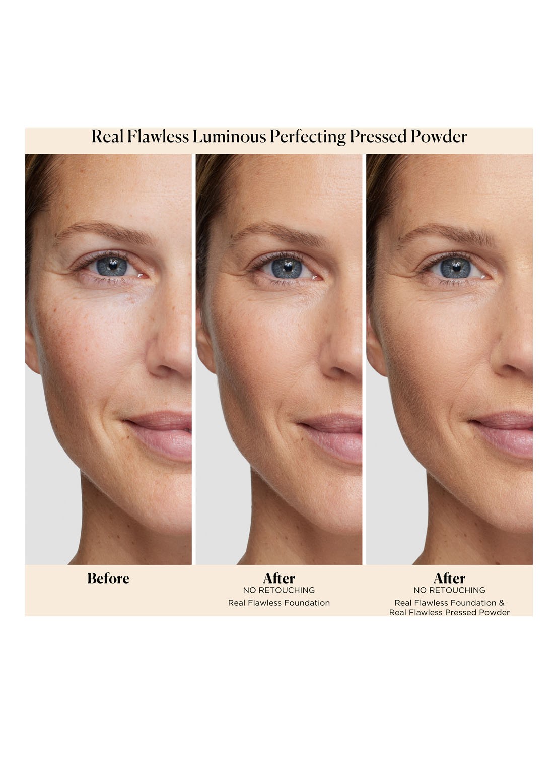 Laura Mercier Real Flawless Powder - compacte poeder - detail 5 honey