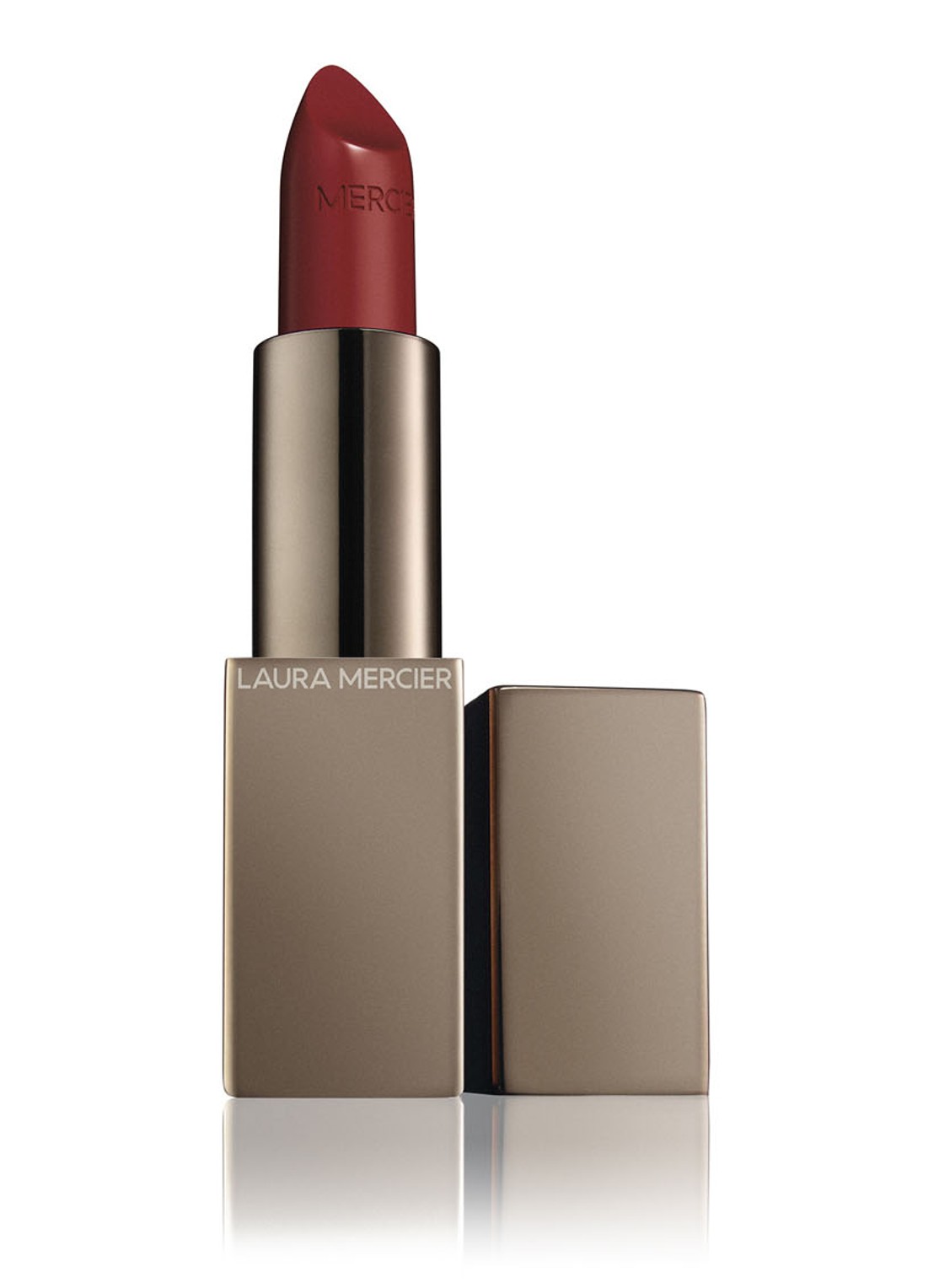 Laura Mercier Rouge Essentiel Silky Crème Lipstick - voorkant rouge profond