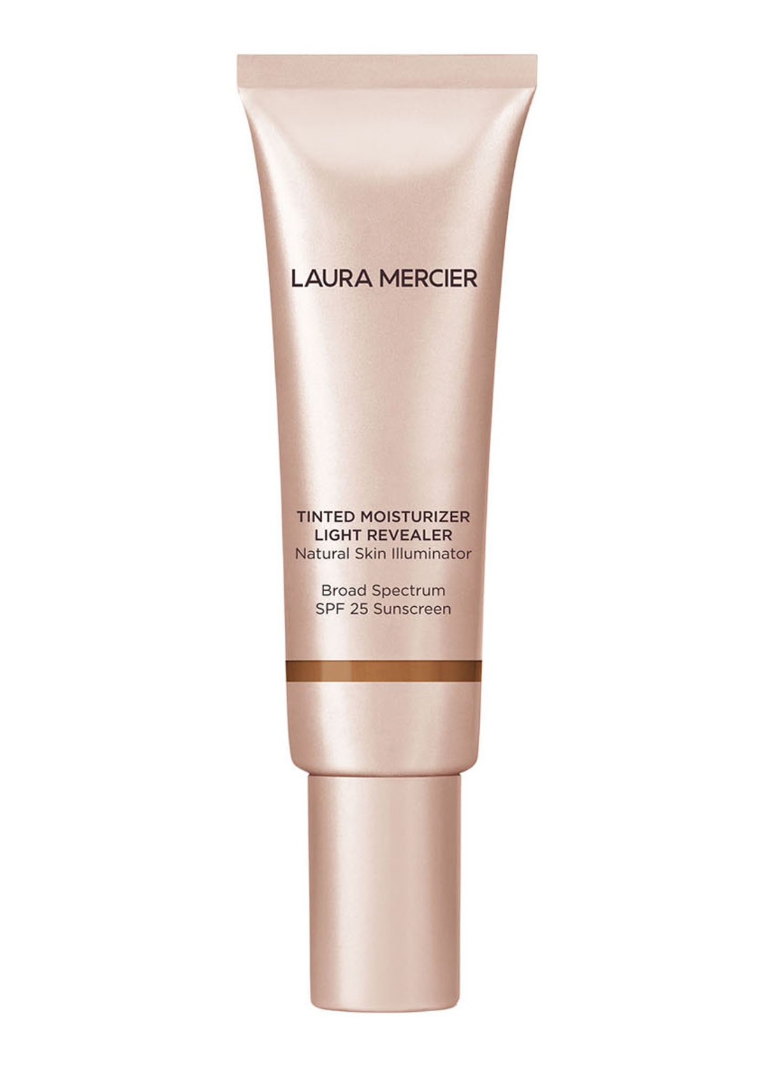 Laura Mercier  Tinted Moisturizer Light Revealer Natural Skin Illuminator  - getinte dagcrème - voorkant 5n1 walnut