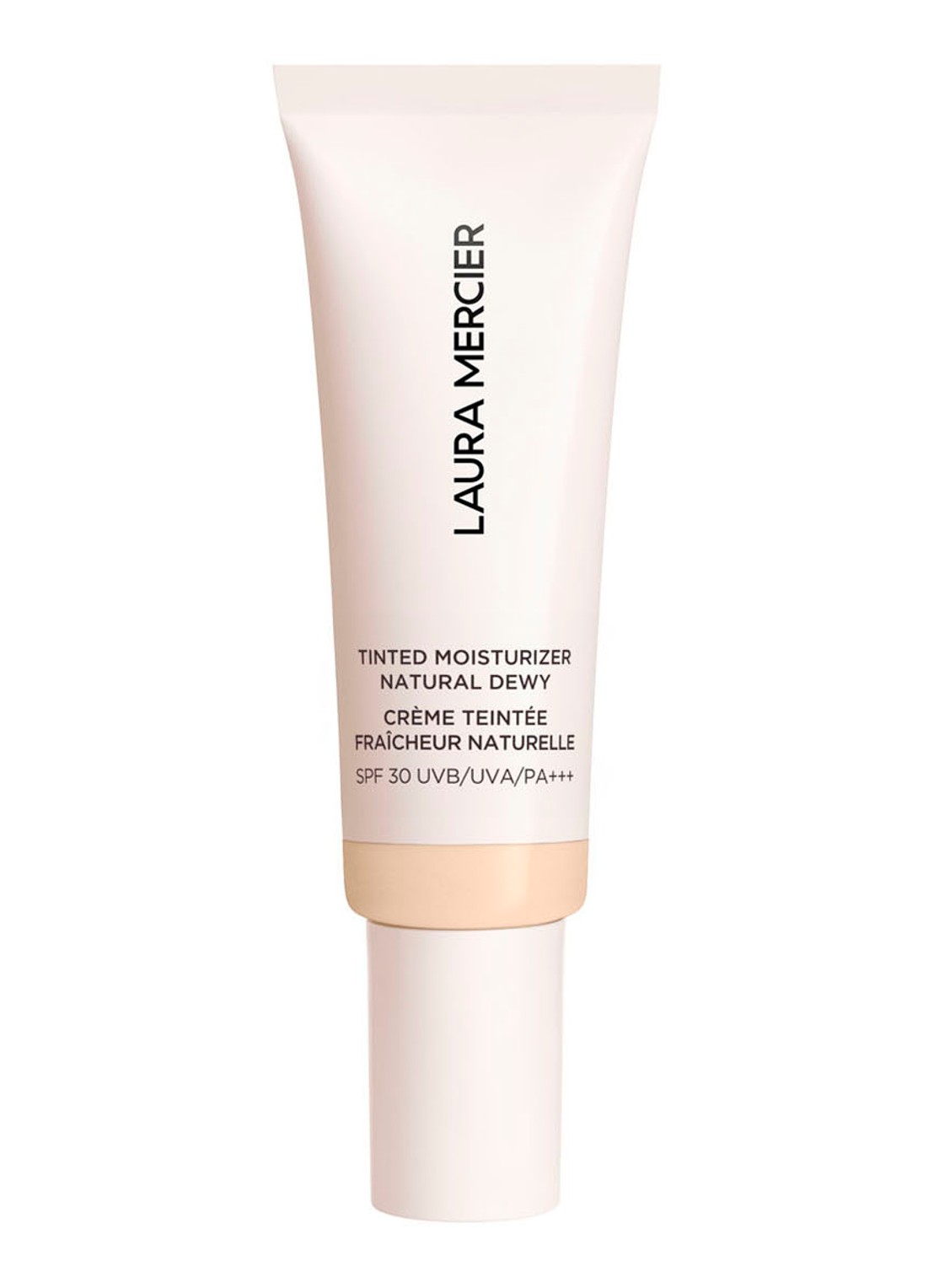 Laura Mercier Tinted Moisturizer Natural Dewy - getinte dagcrème  - voorkant 0n silk