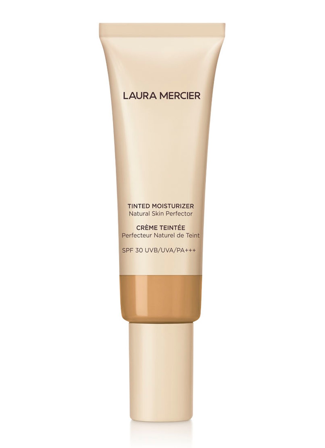 Laura Mercier Tinted Moisturizer SPF30 - getinte dagcrème - voorkant 4w1 tawny