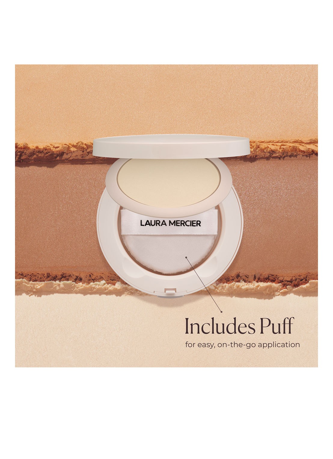 Laura Mercier Translucent Pressed Setting Powder Ultra Blur - losse poeder - detail 5 translucent honey
