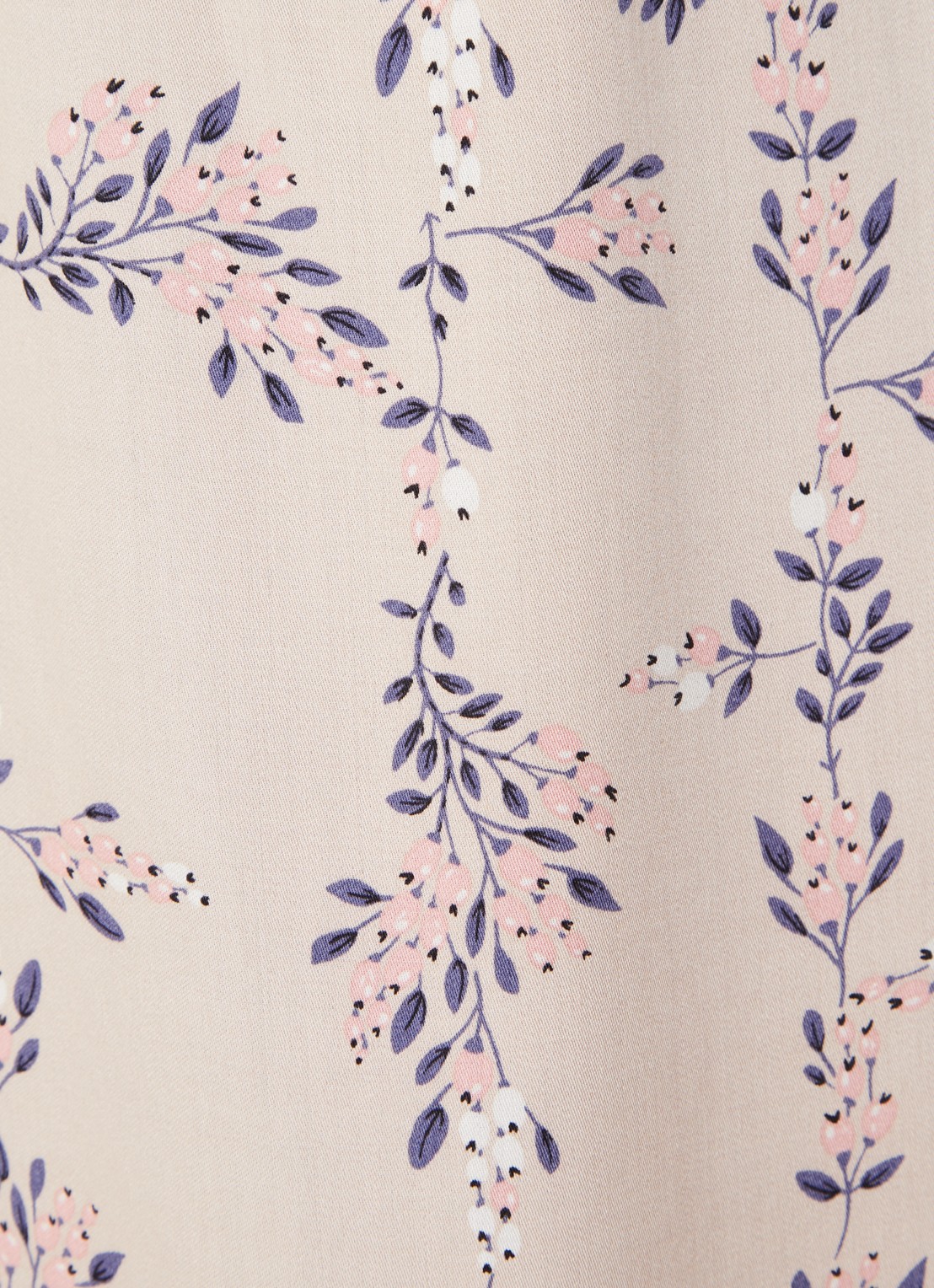 Laurence Tavernier Manon nachthemd met bloemenprint - detail 8 beige