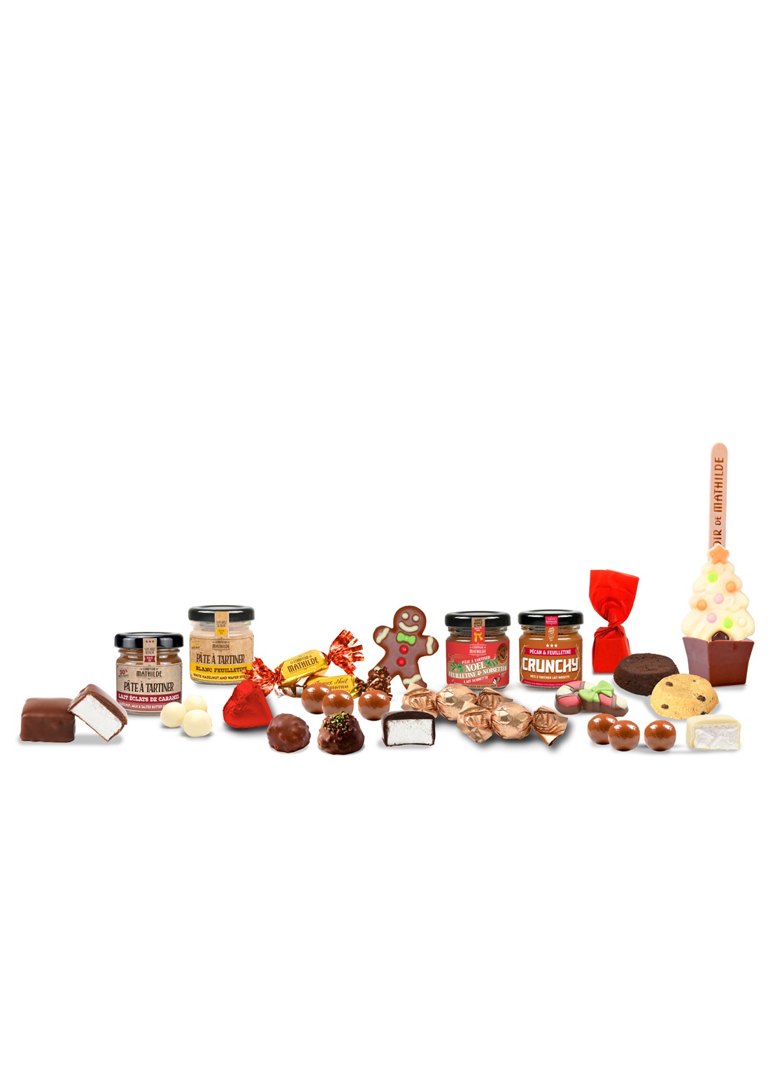 Le Comptoir de Mathilde Adventskalender met chocolade bonbons - 24 dagen - detail undefined