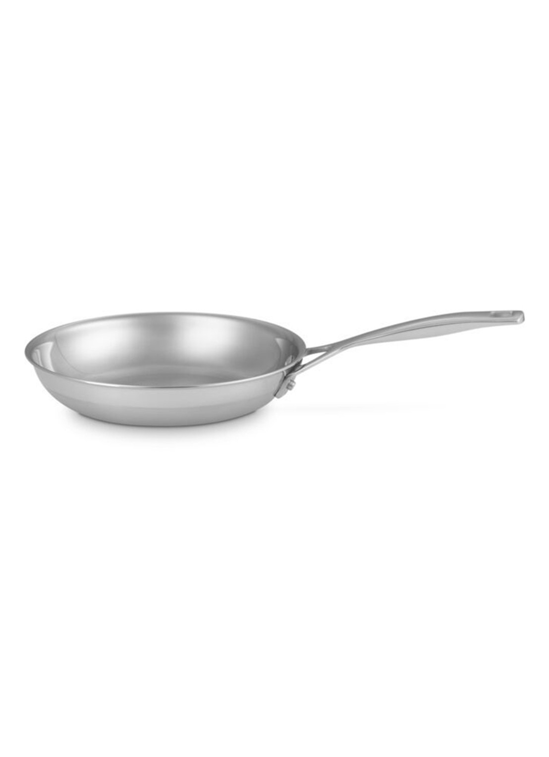 Le Creuset 3-ply koekenpan 20 cm - voorkant 2 beige
