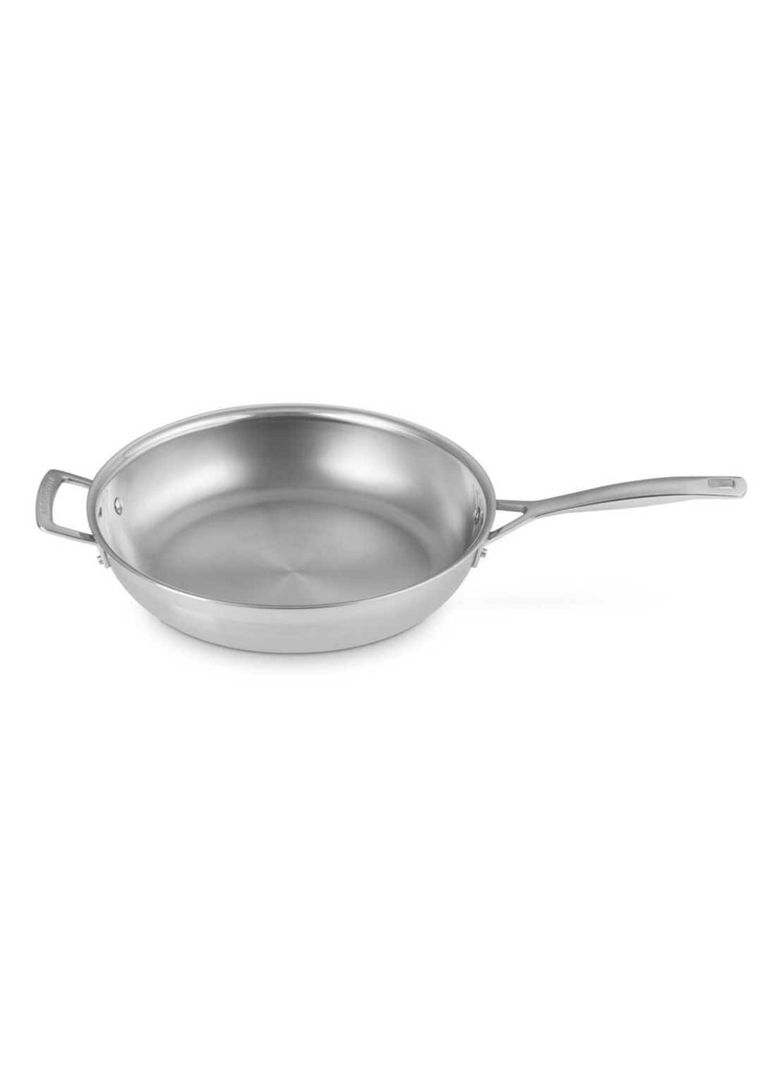 Le Creuset 3-ply koekenpan 30 cm - achterkant beige