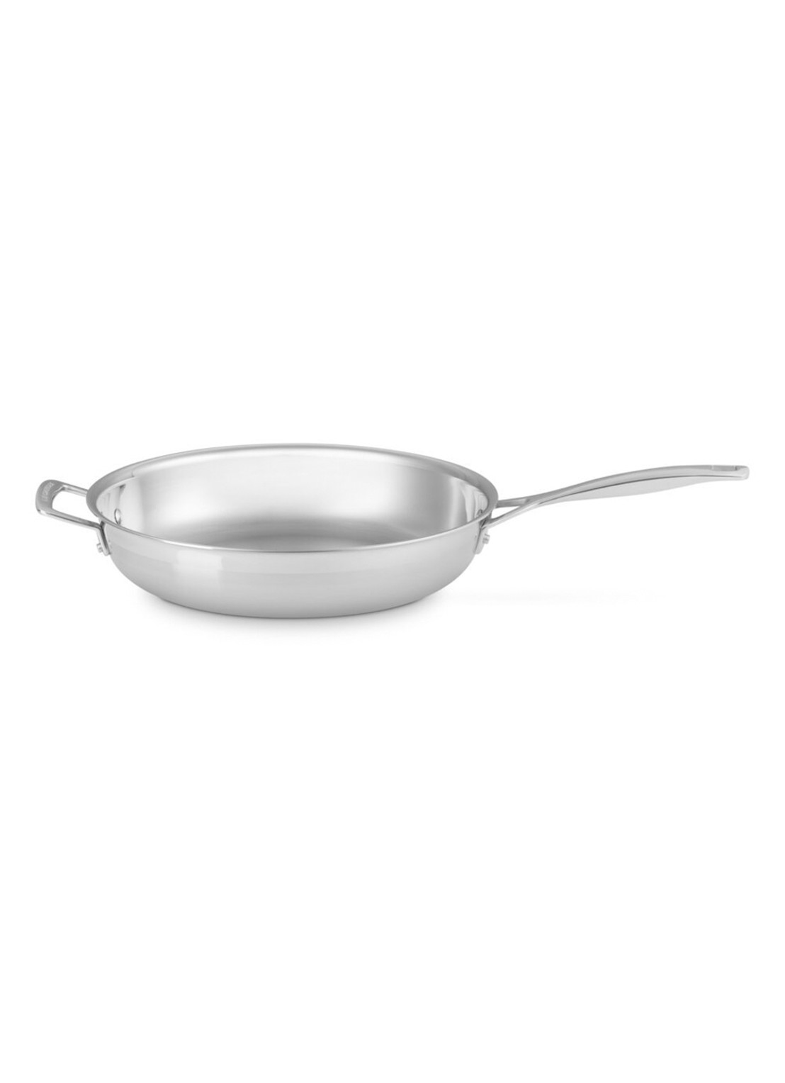 Le Creuset 3-ply koekenpan 30 cm - voorkant 6 beige