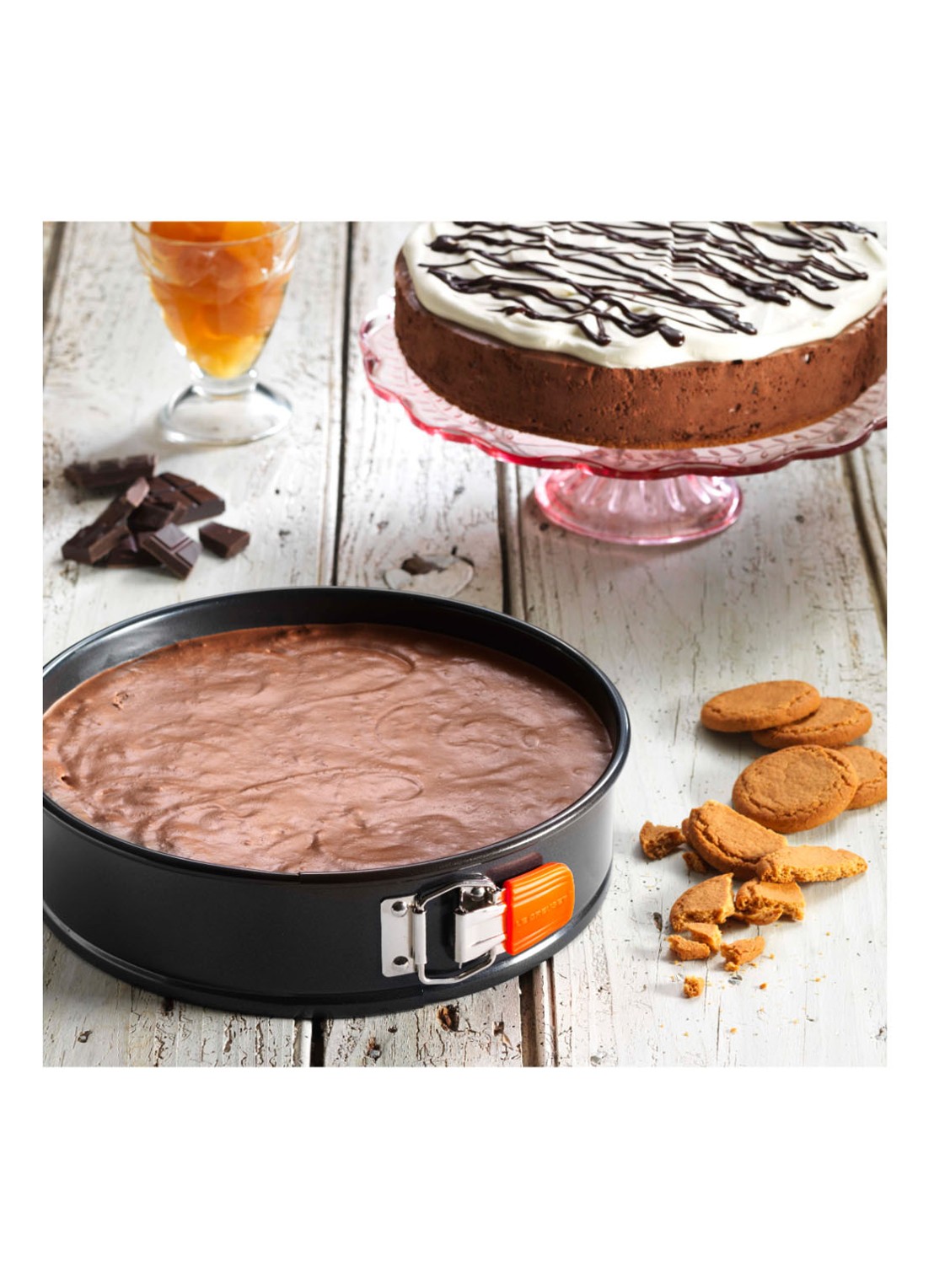 Le Creuset Anti-aanbak springvorm 24 cm  - detail 5 zwart
