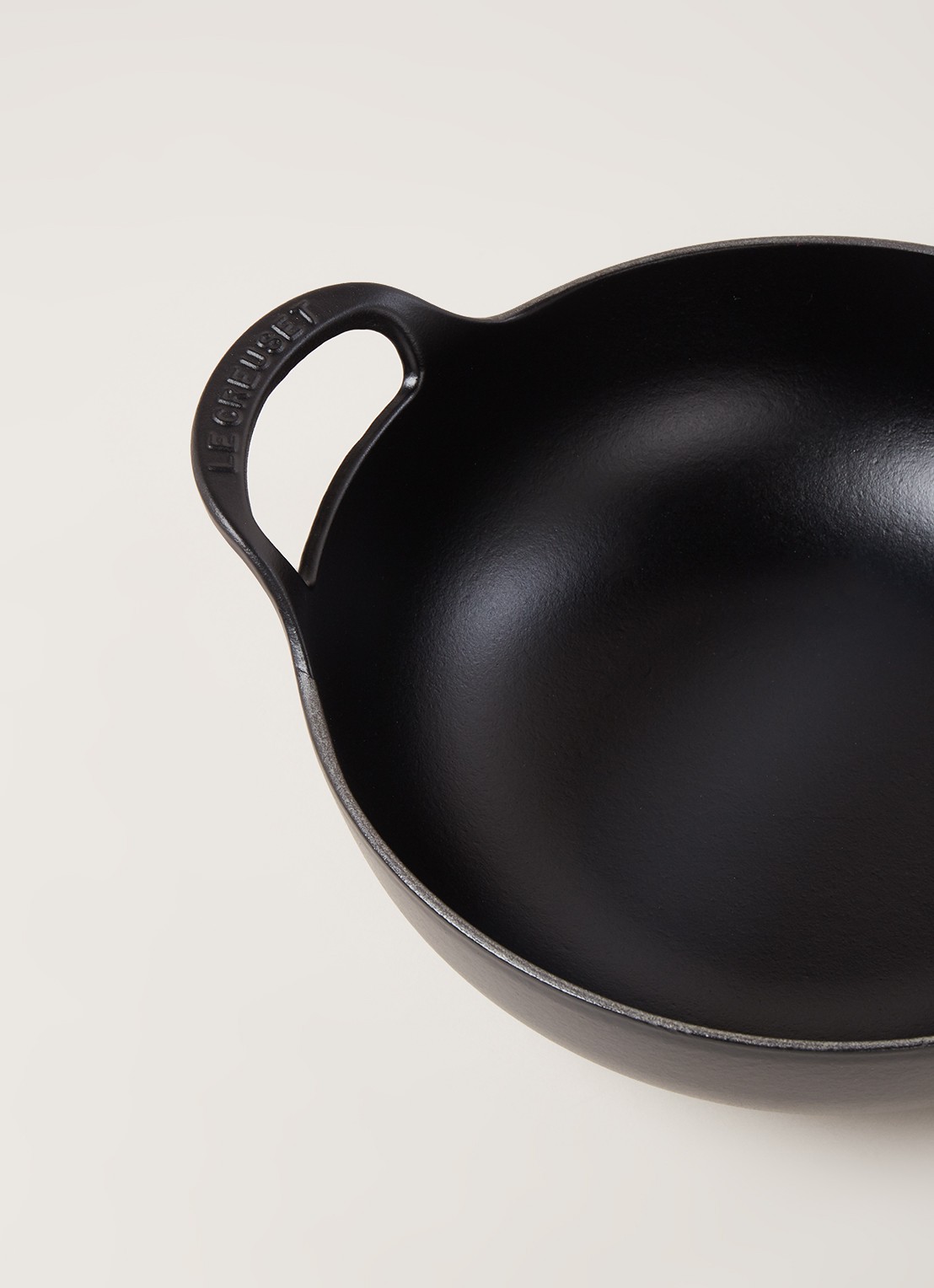 Le Creuset Baltidish braadpan 24 cm - detail 3 mat zwart / zwart