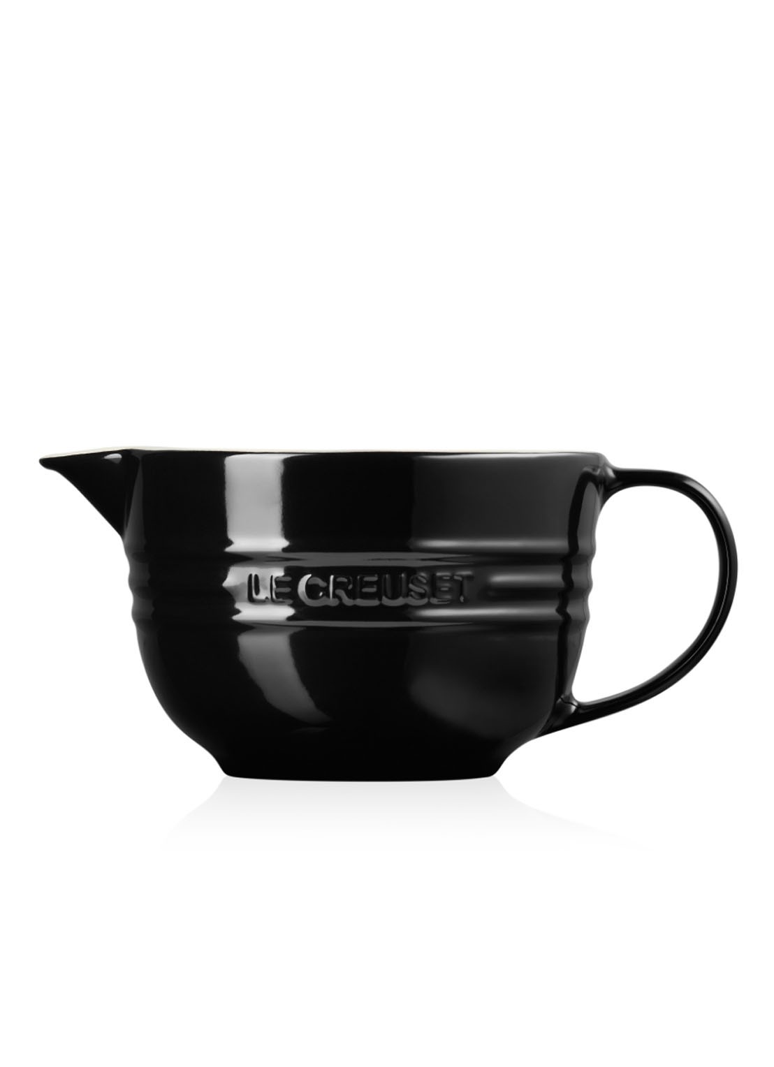 Le Creuset Beslagkom van aardewerk 2 liter - achterkant 4 ebbenzwart / zwart