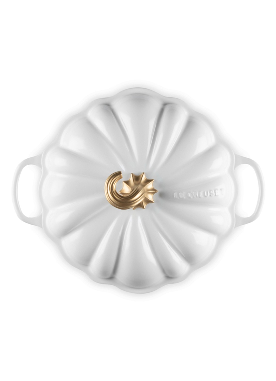Le Creuset Braad-/stoofpan Ø24 cm - detail 4 wit