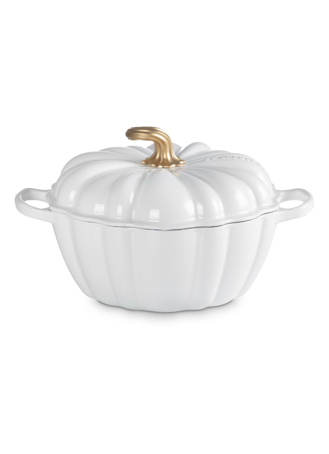 Le Creuset Braad-/stoofpan Ø24 cm - voorkant 2 wit