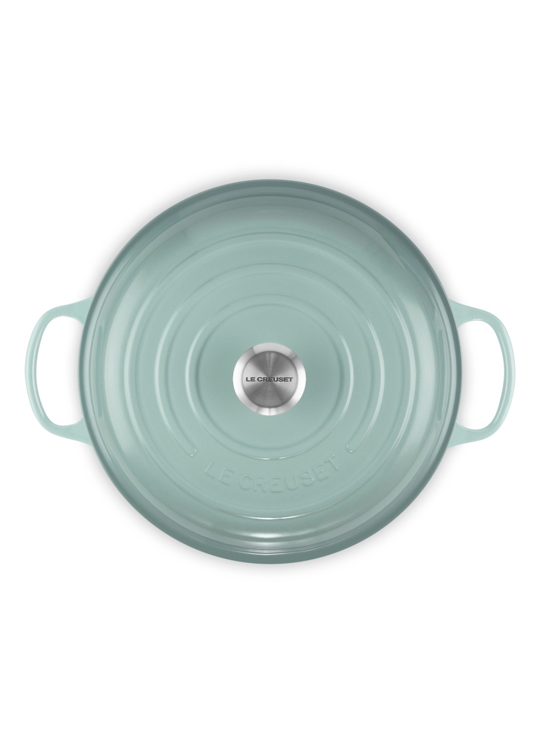 Le Creuset Campagnard braadpan  Ø30 cm - detail 4 zeegroen