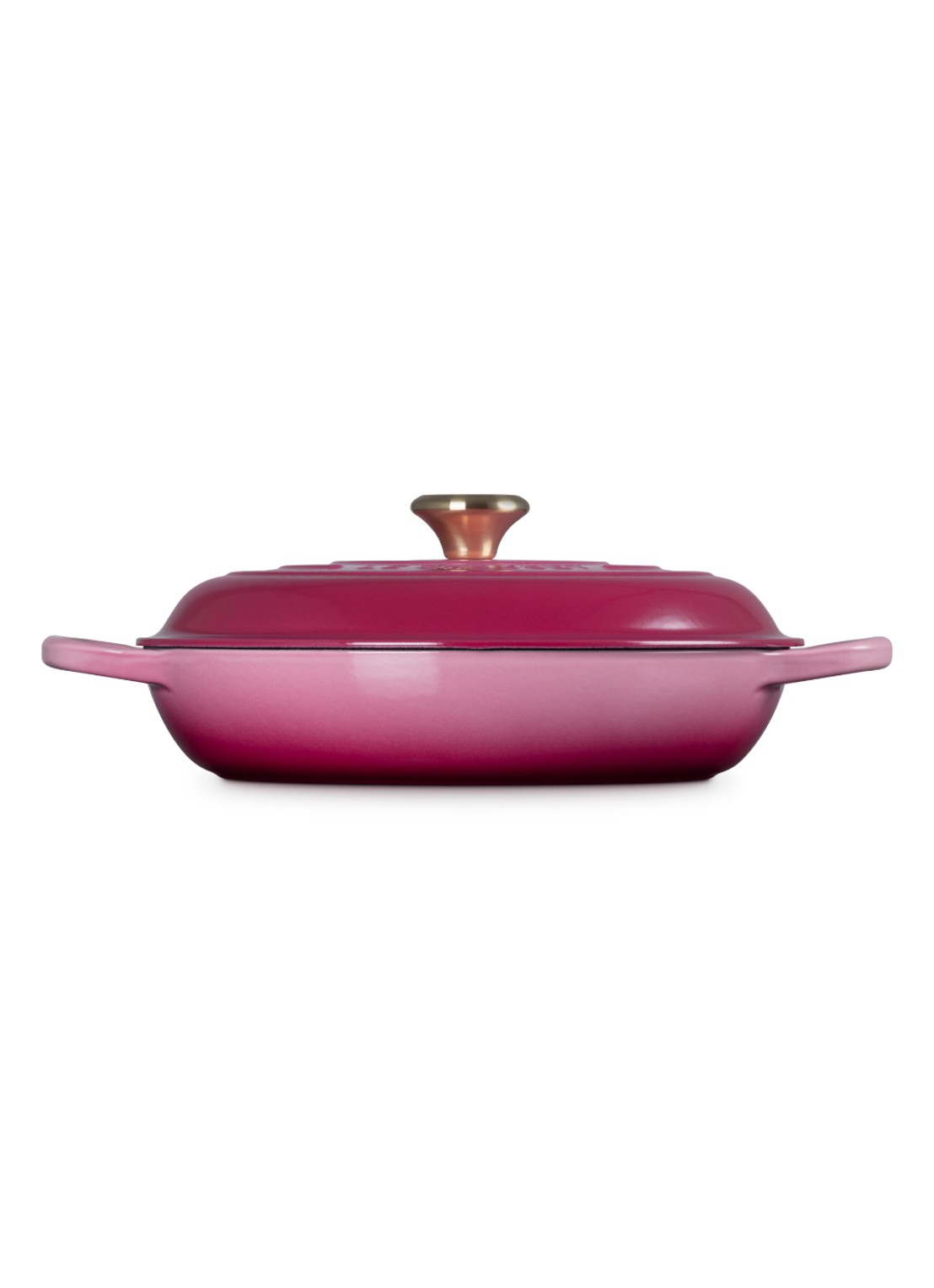Le Creuset Campagnard braadpan Ø30 cm - detail 2 berry / roze