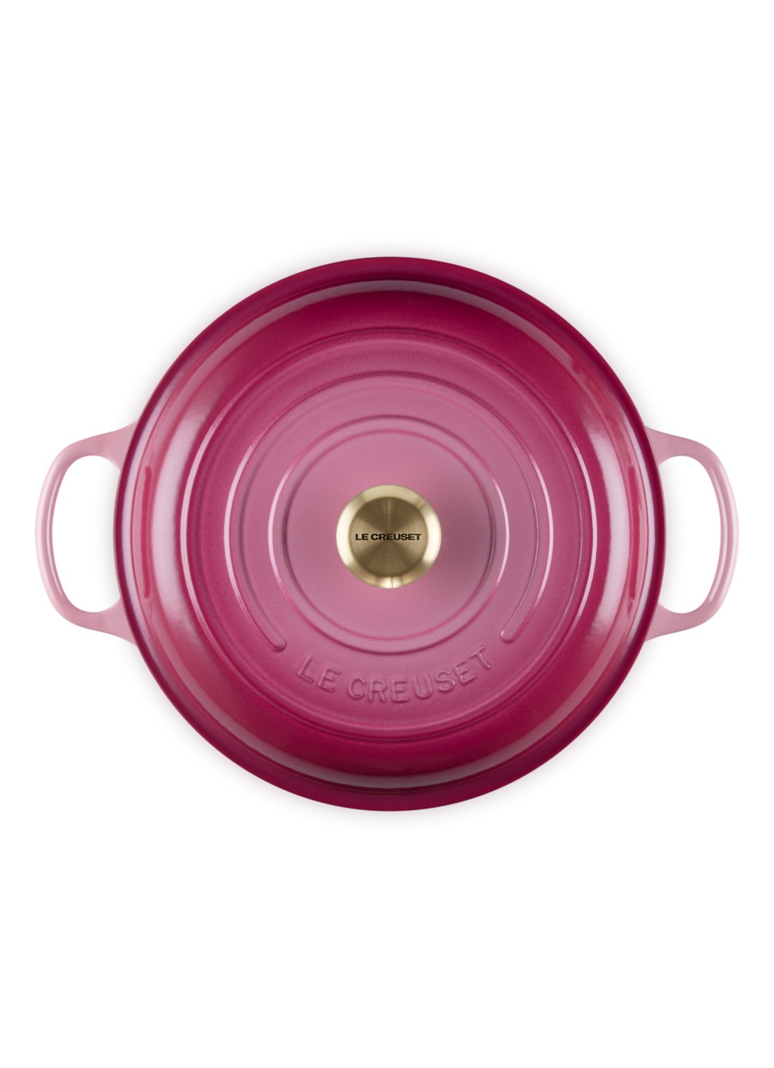Le Creuset Campagnard braadpan Ø30 cm - detail 3 berry / roze