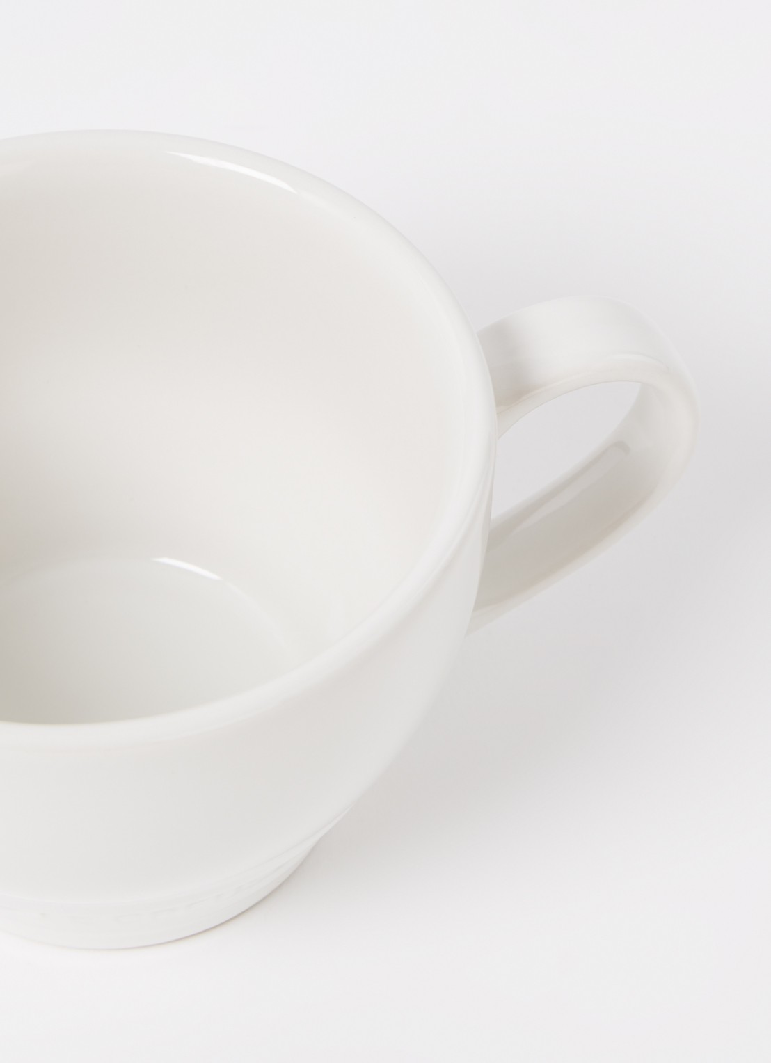 Le Creuset Cappuccino mok 40 cl - voorkant 2 white / wit