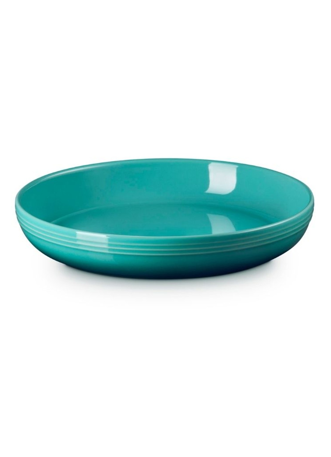 Le Creuset Coupe diep bord 22 cm - detail blauw