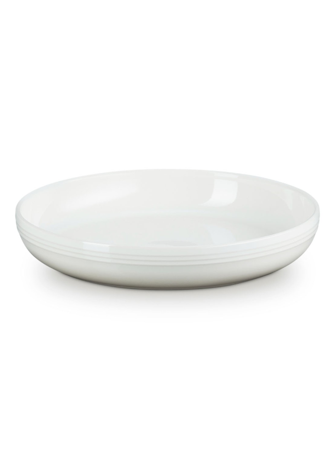 Le Creuset Coupe diep bord 22 cm  - voorkant meringue / beige