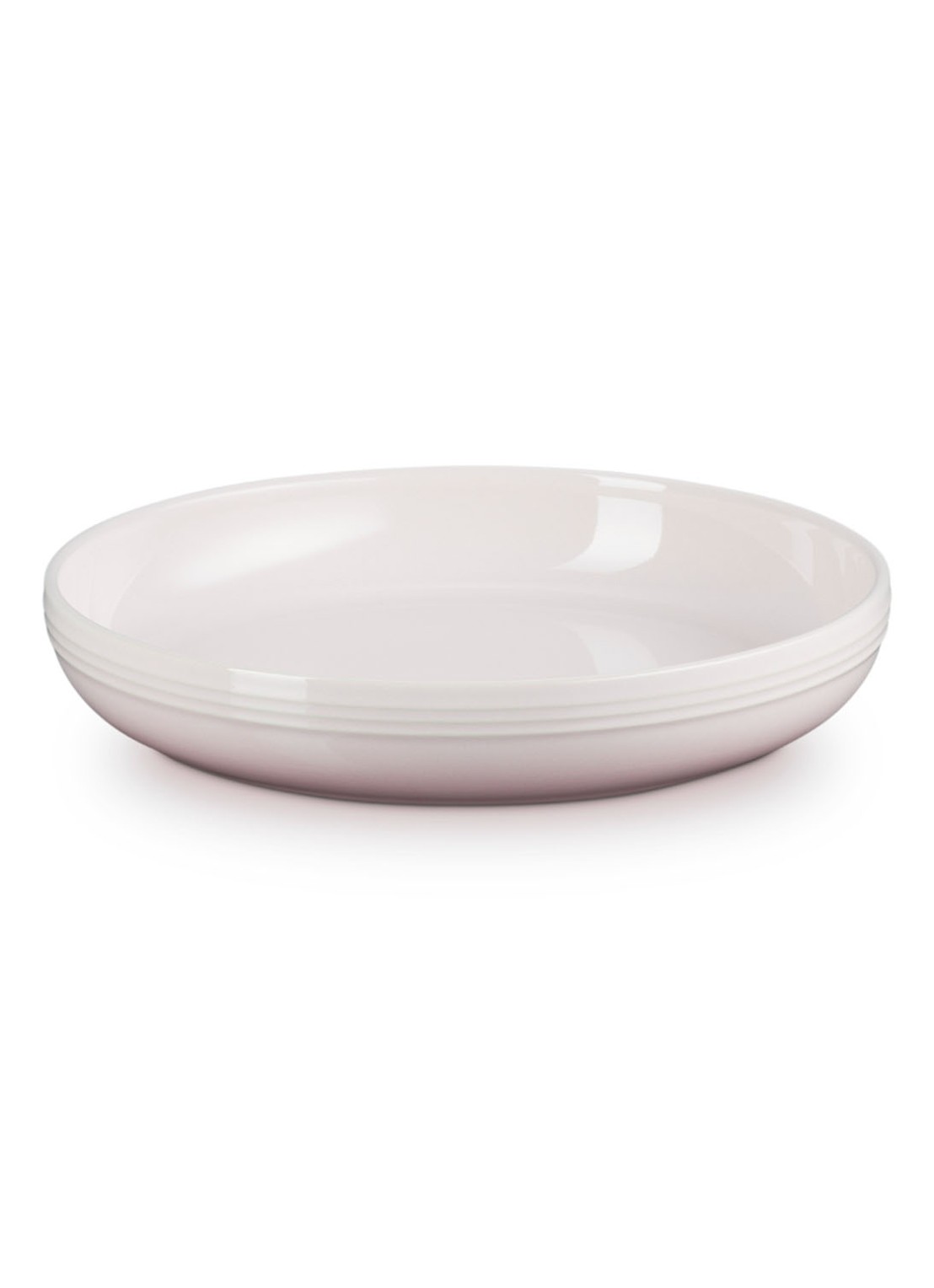 Le Creuset Coupe diep bord 22 cm  - voorkant shell pink / roze