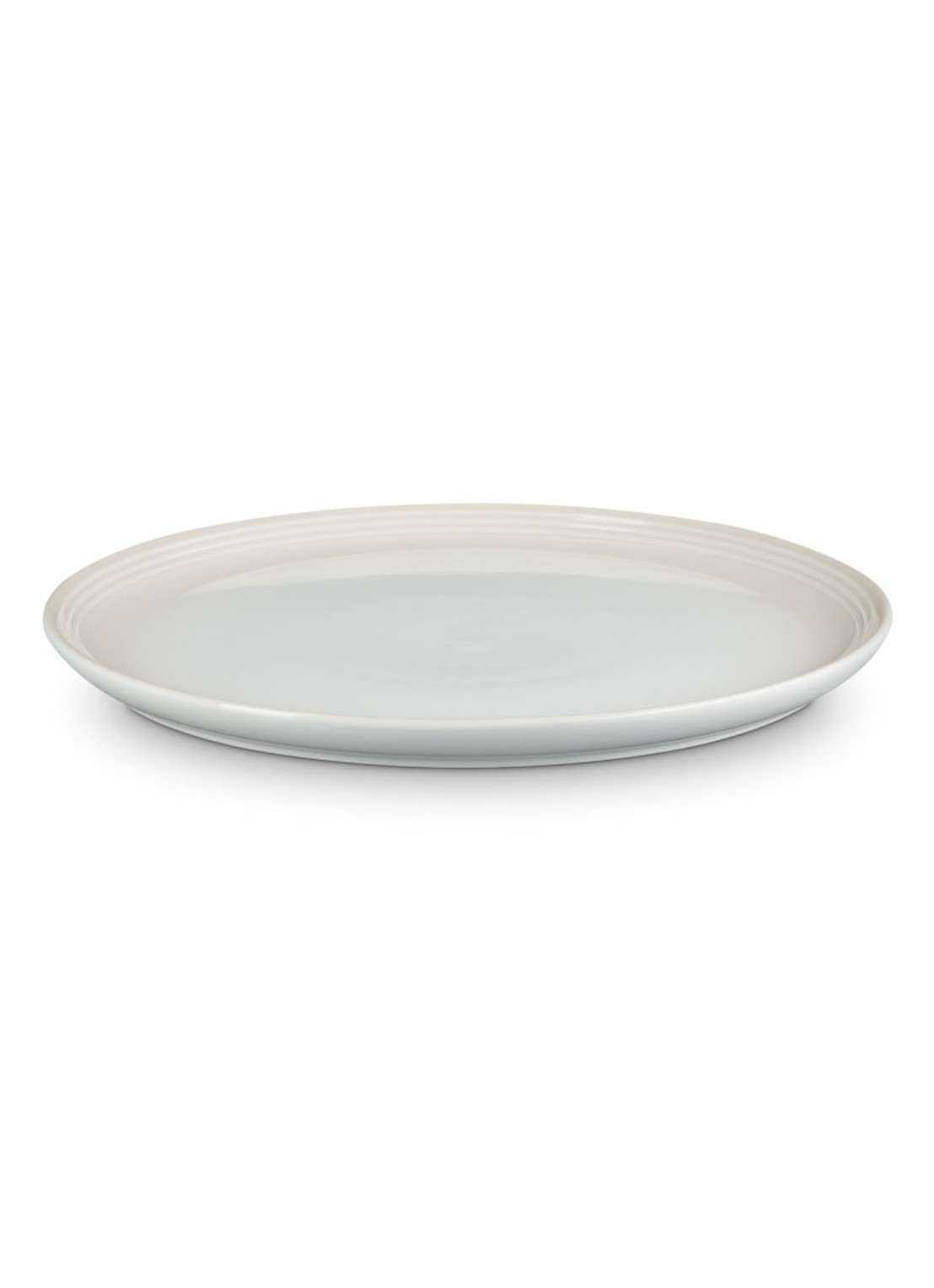 Le Creuset Coupe dinerbord 27 cm - voorkant 6 meringue / beige
