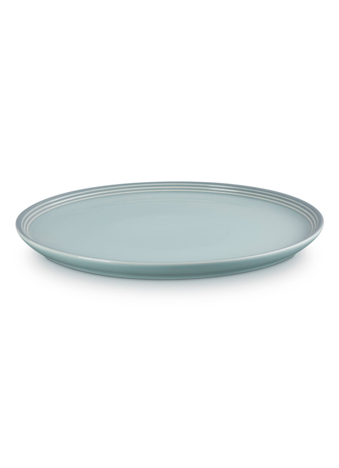 Le Creuset Coupe dinerbord 27 cm - voorkant 6 sea salt / lichtgroen