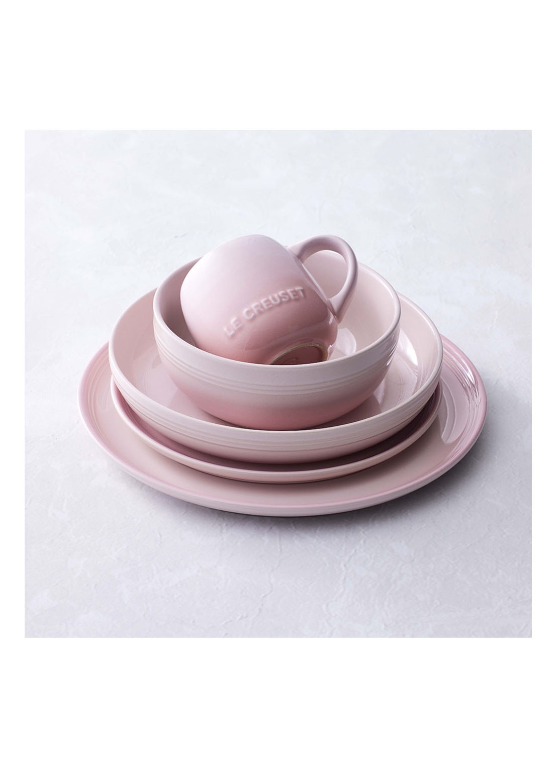 Le Creuset Coupe dinerbord 27 cm - detail 5 shell pink / roze