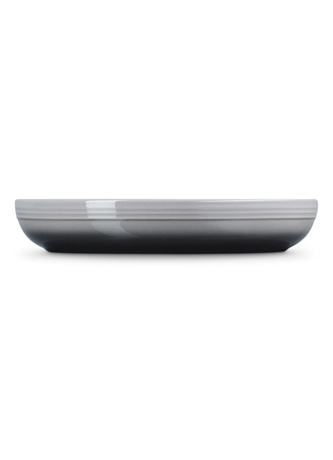 Le Creuset Coupe Flint diep bord 22 cm - achterkant 7 flint / grijs