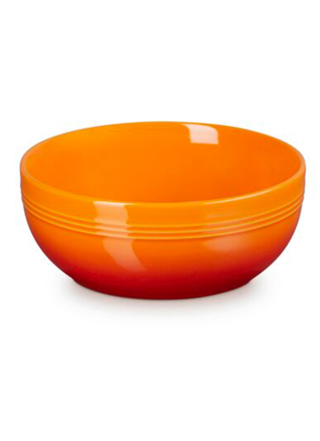 Le Creuset Coupe kom 16 cm - voorkant 2 oranjerood