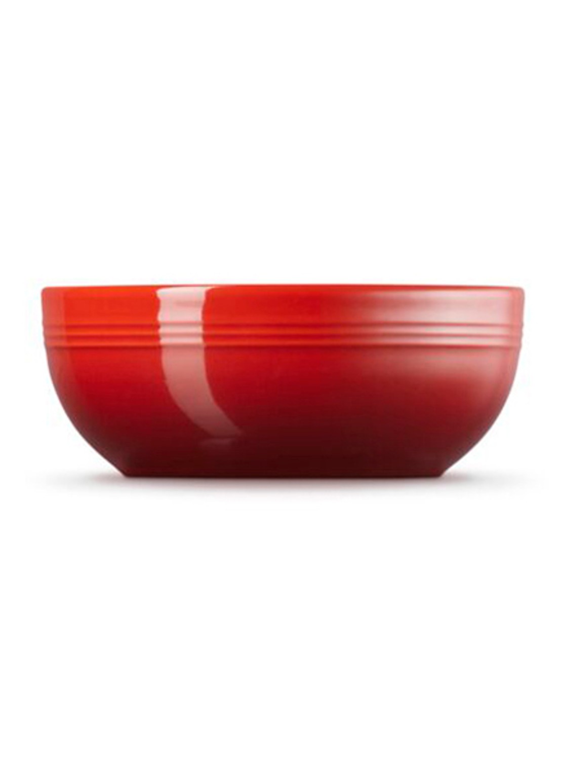 Le Creuset Coupe kom 16 cm - achterkant 6 donkerrood