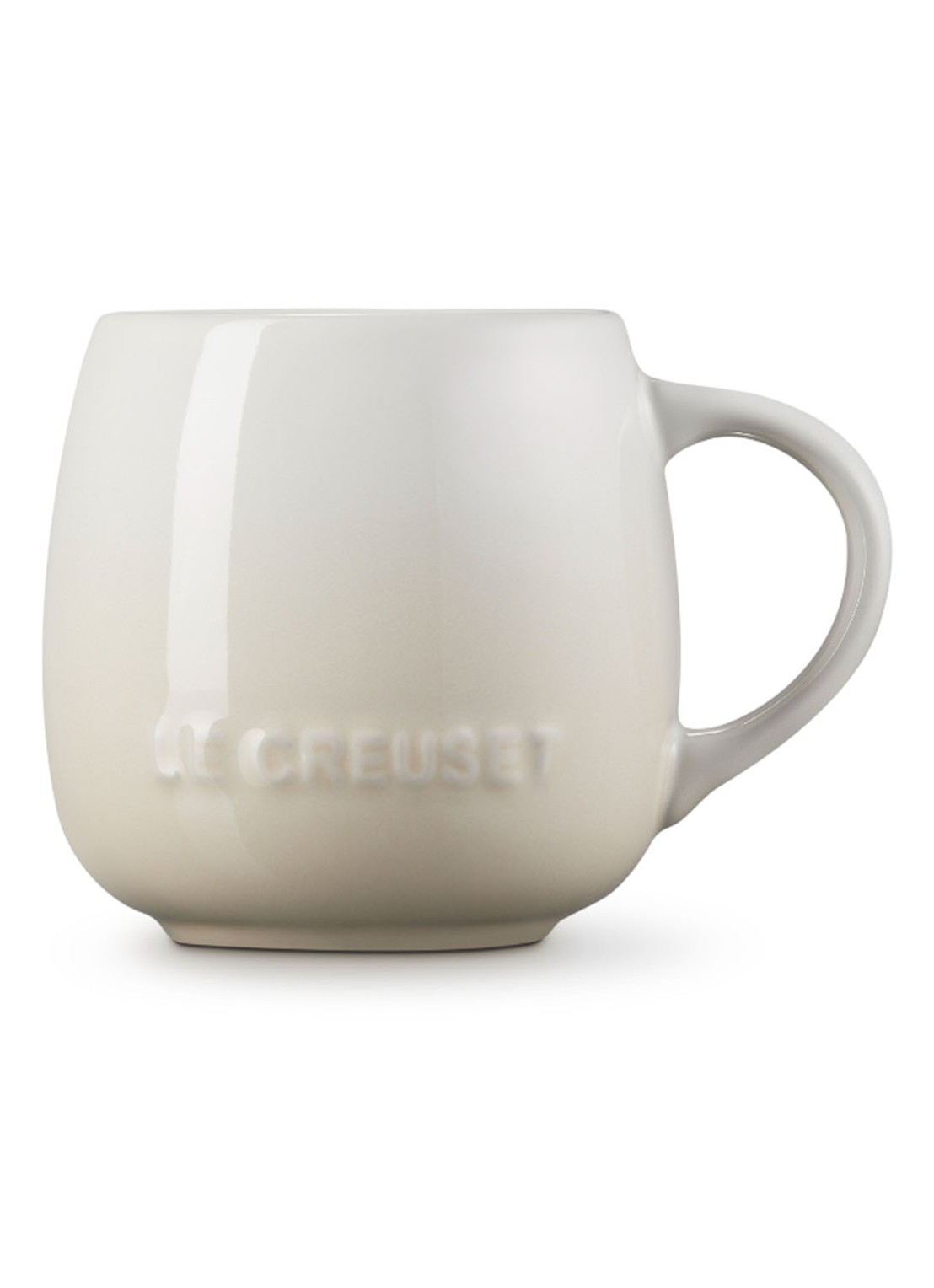 Le Creuset Coupe mok 32 cl - achterkant 4 meringue / beige
